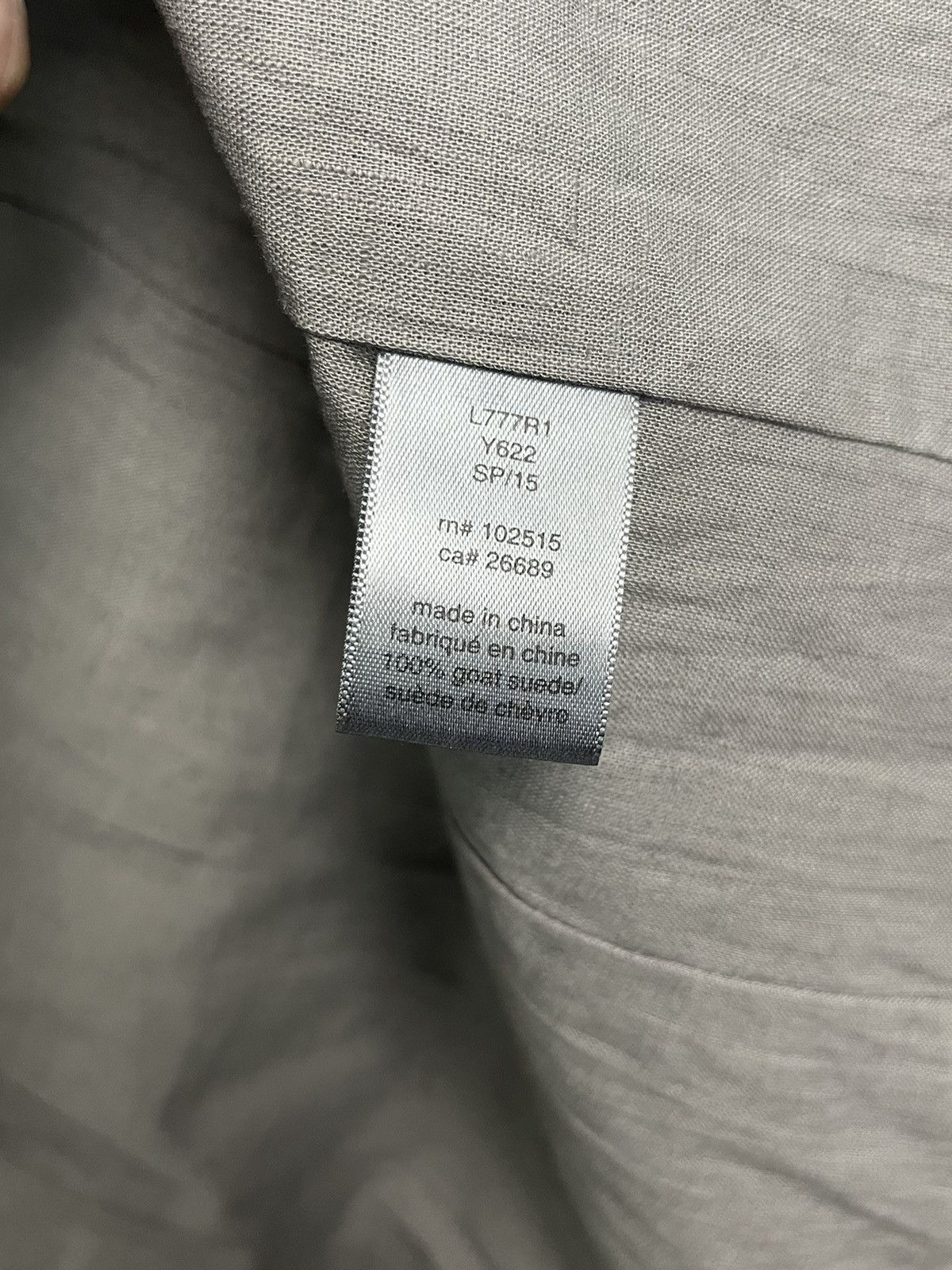 John Varvatos Goat Suede Multibutton Jacket. 50 Size US M / EU 48-50 / 2 - 4 Thumbnail