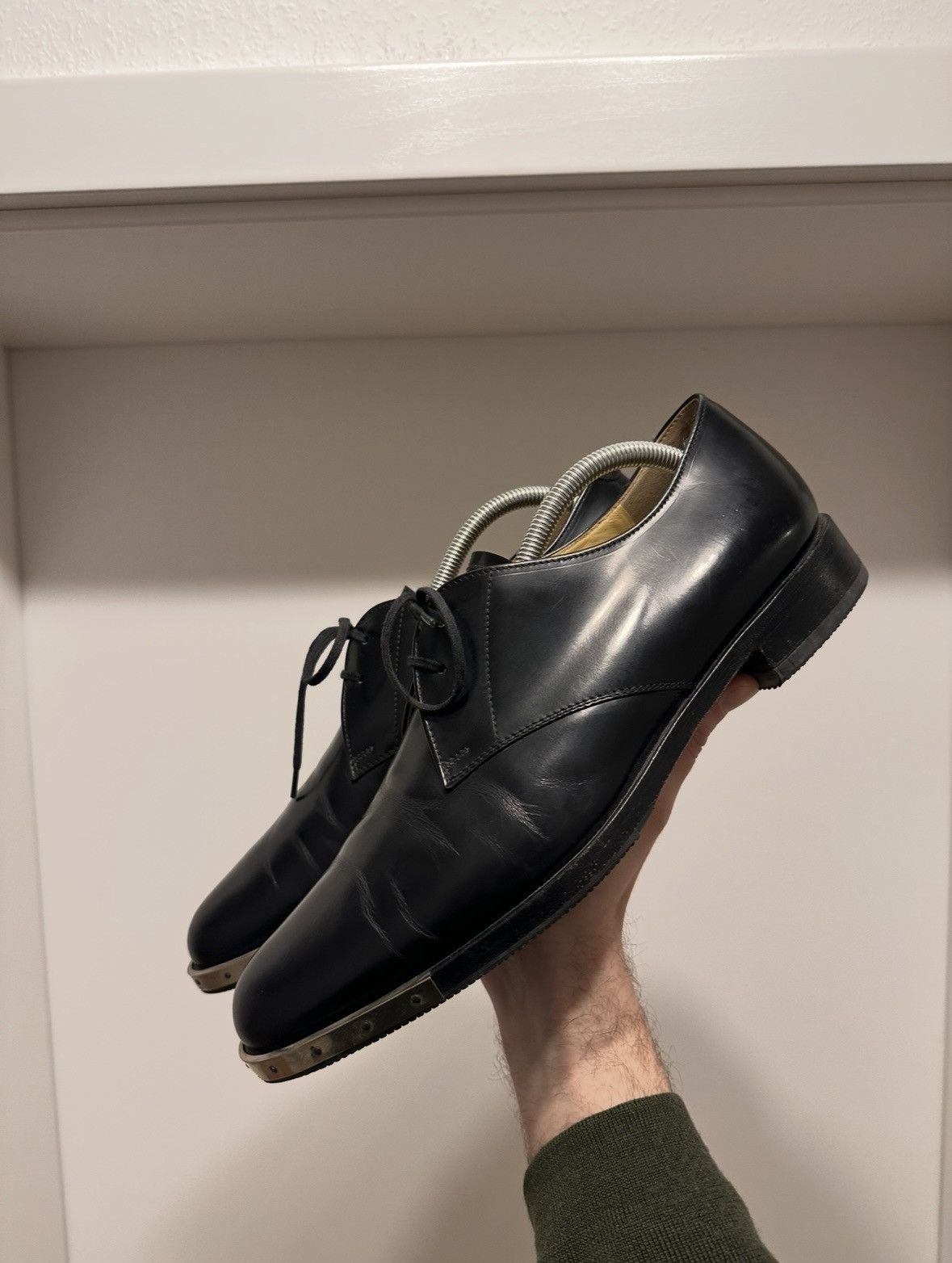 Helmut Lang S/S 2004 Metal Toes Derbies Size US 8 / EU 41 - 2 Thumbnail