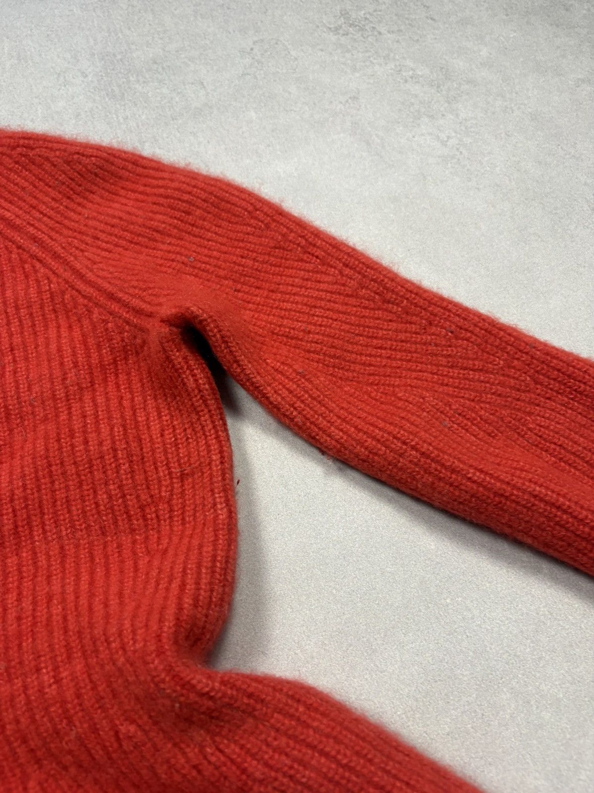 Iris von Arnim Iris Von Arnim Cashmere Peplum Knit Sweater Red M Italy Rare Size M / US 6-8 / IT 42-44 - 19 Thumbnail