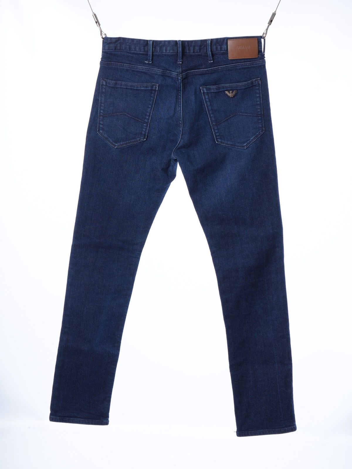 Armani Armani Jeans Metal Logo Blue Denim Slim fit w31 Size US 31 - 2 Thumbnail