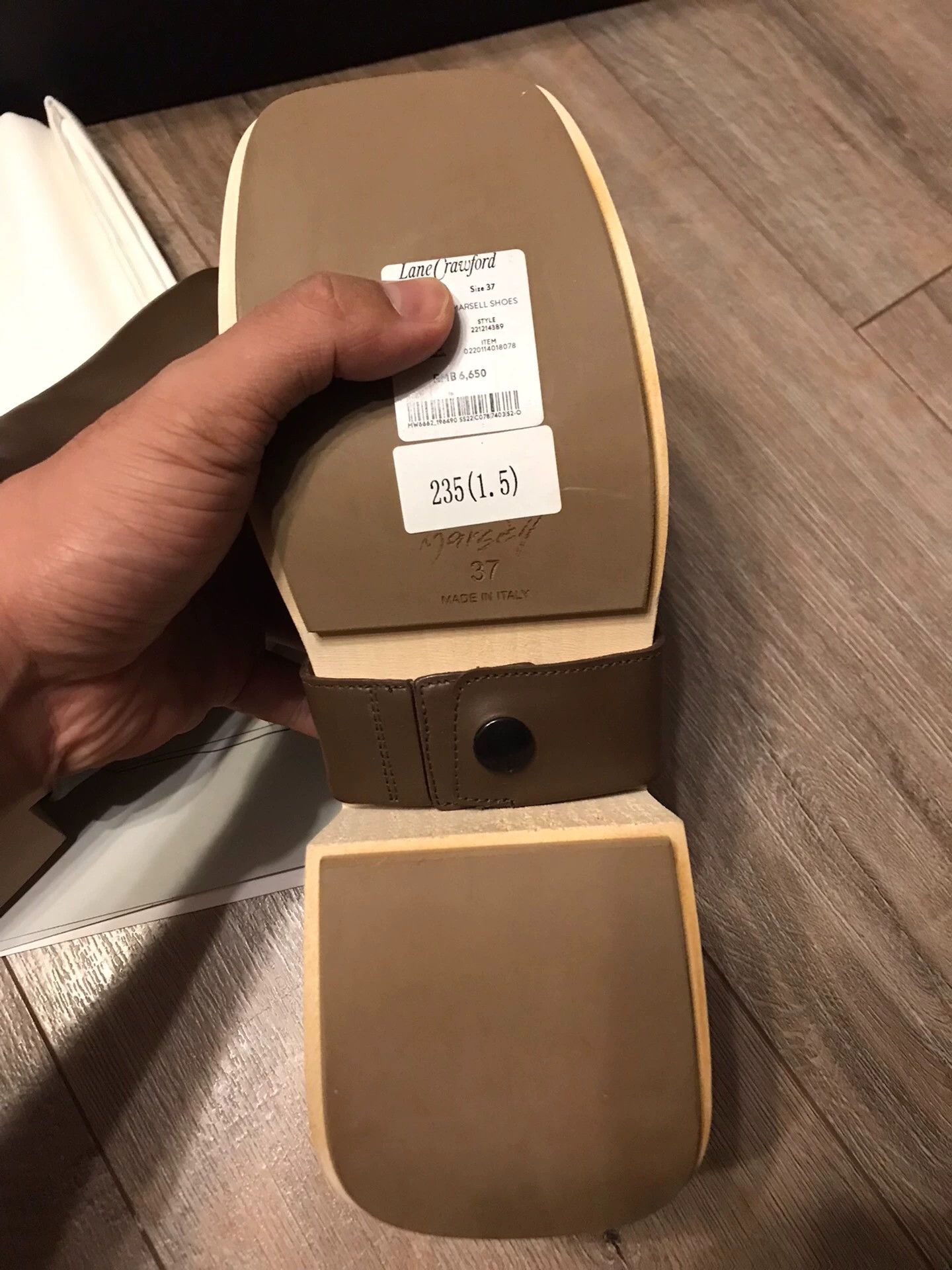 Marsell Marsell Chocolate Brown Stud Square Toe Platform Mules 37 Size US 6.5 / IT 36.5 - 6 Thumbnail
