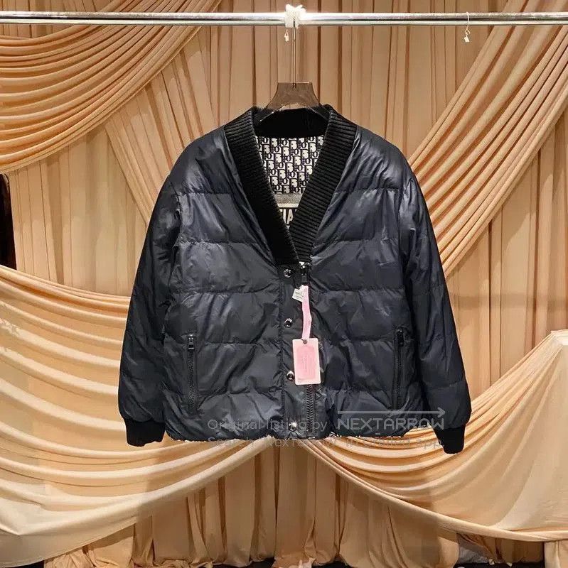 Dior Dior Multi-Color Cotton Women's Down Jacket . Size M / US 6-8 / IT 42-44 - 2 Thumbnail