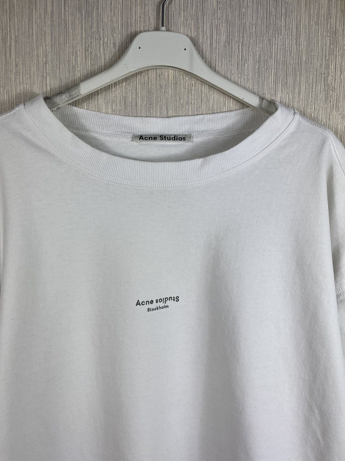 Acne Studios Acne Studios Stockholm oversized basic logo tee t-shirt Size US L / EU 52-54 / 3 - 5 Thumbnail