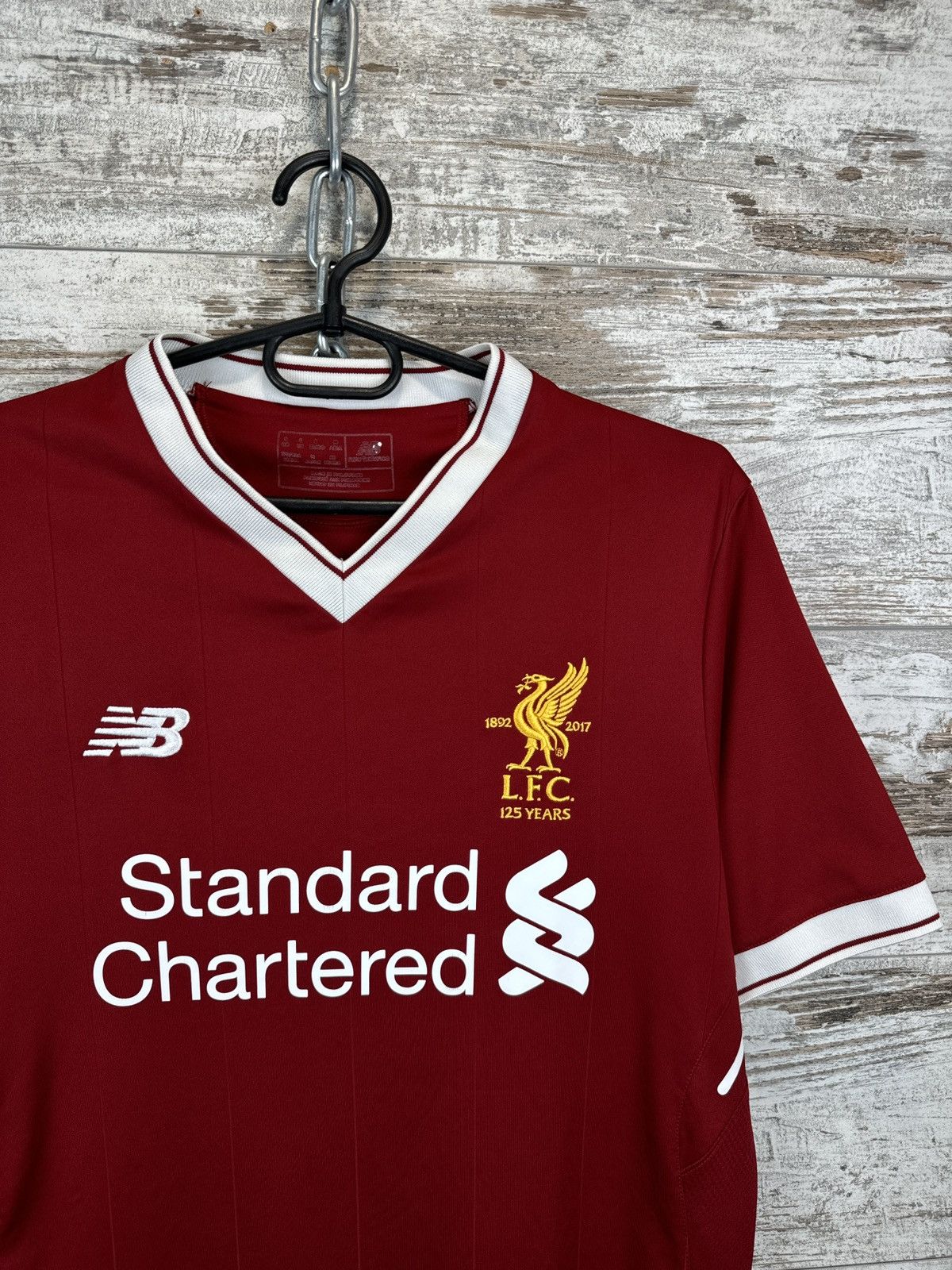 New Balance Mens Vintage New Balance Liverpool FC T-shirt soccer jersey Size US S / EU 44-46 / 1 - 3 Thumbnail