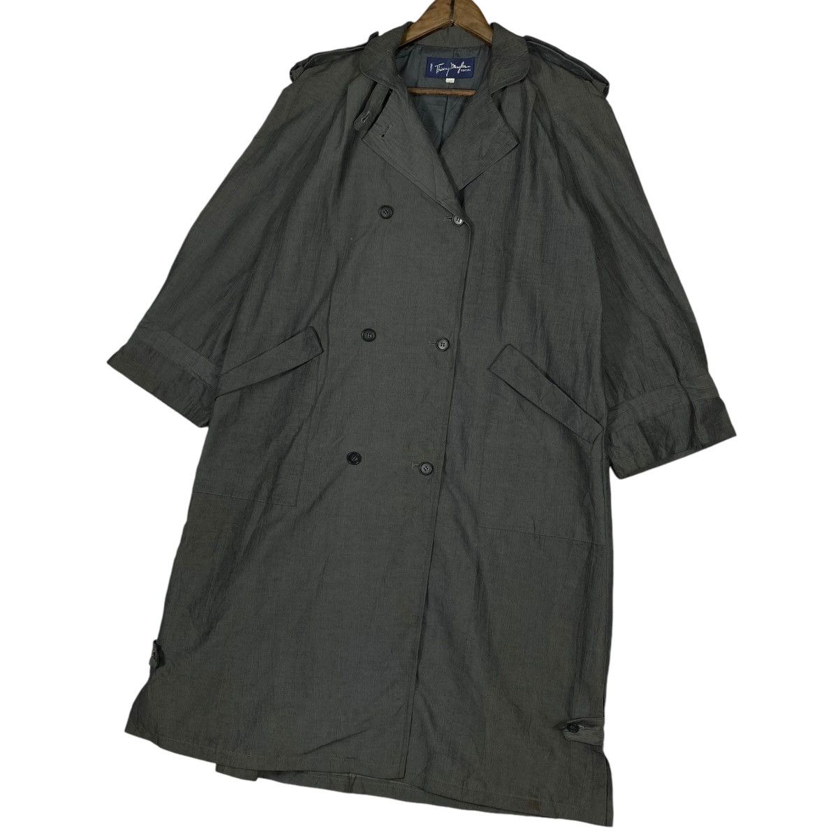 Thierry Mugler Vintage Thierry Mugler Balloon Sleeve Trench Coat Size M / US 6-8 / IT 42-44 - 11 Thumbnail