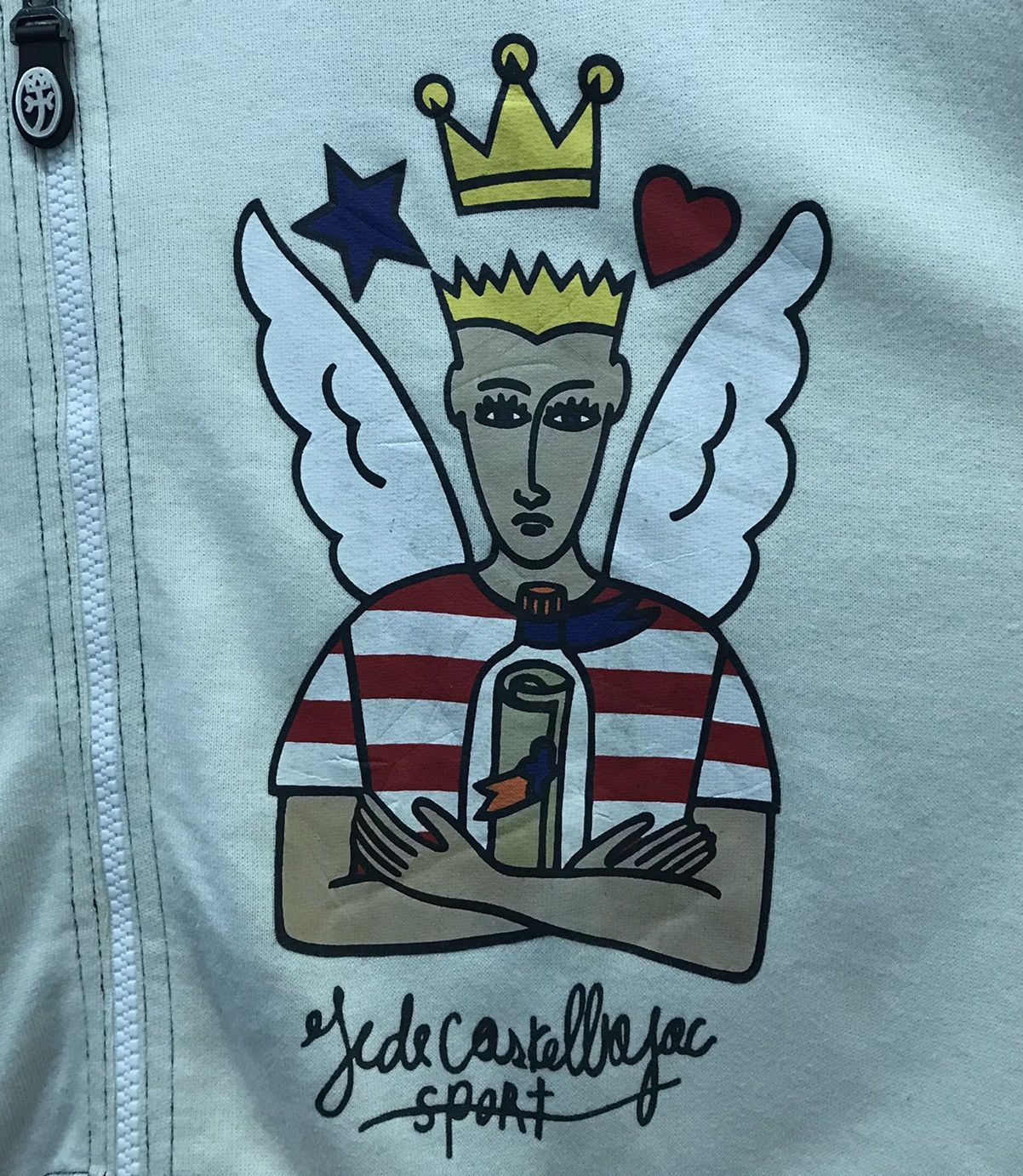 Jean Charles De Castelbajac × Vintage Vintage Jean Charles de Castelbajac Sport Jacket Hoodie Size US L / EU 52-54 / 3 - 4 Thumbnail