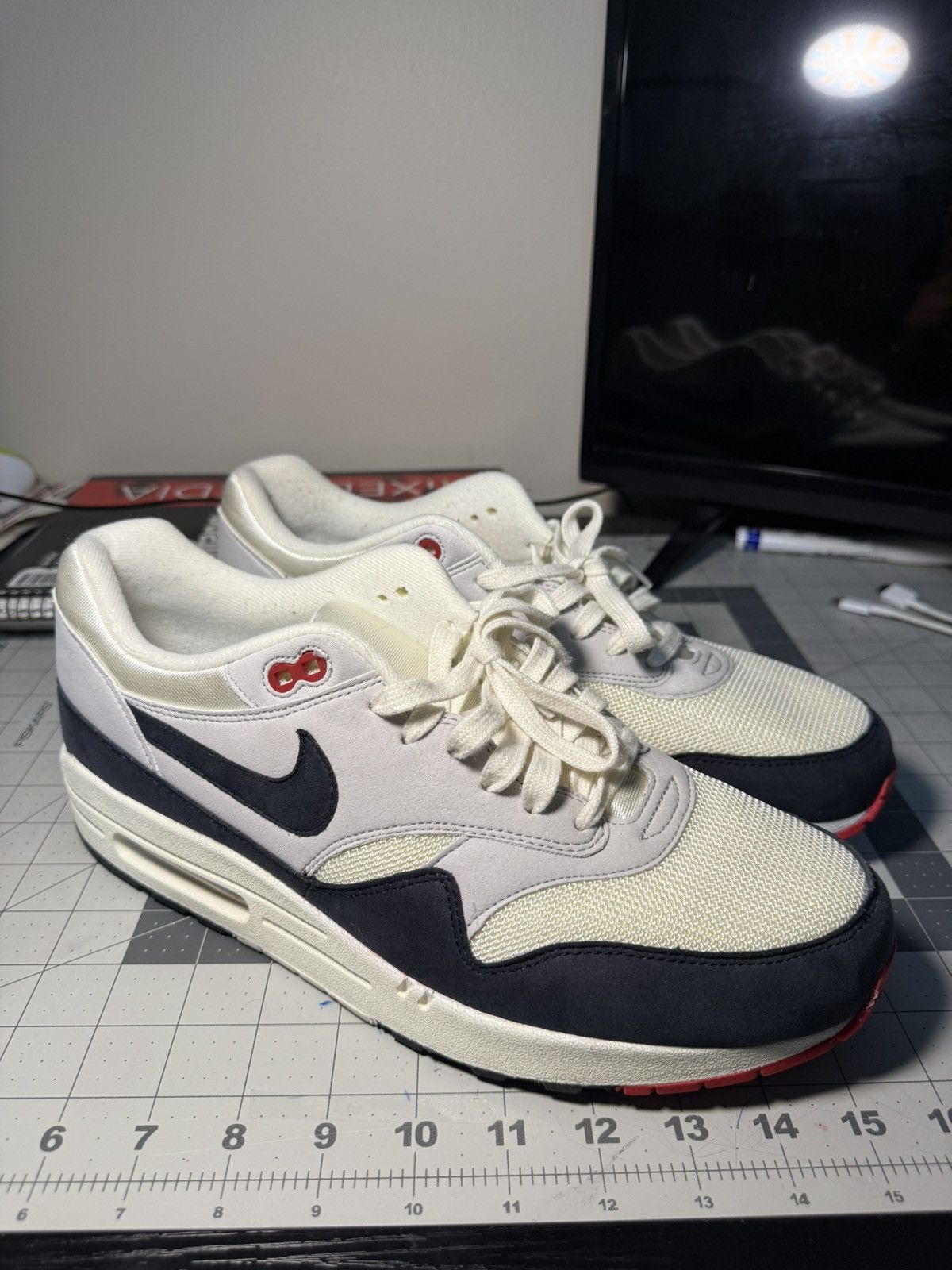 Nike Nike Air Force 1 ‘86 OG gold Obsidian Size US 12 / EU 45 - 1 Thumbnail
