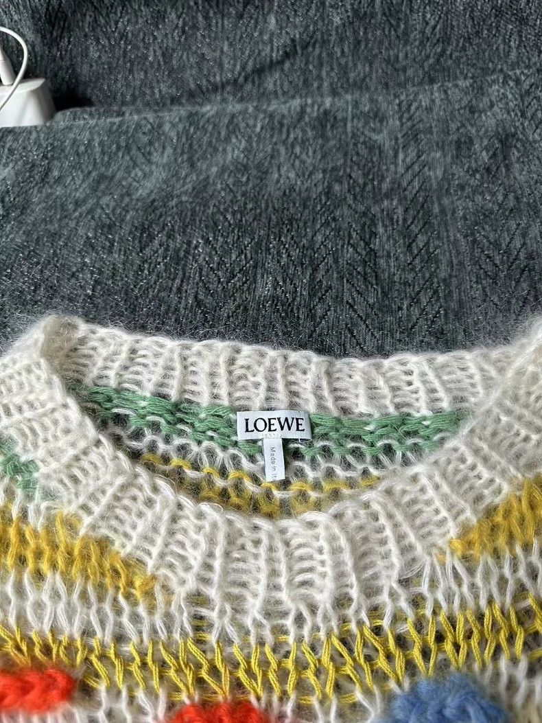Loewe LOEWE Striped mohair sweater Size XS / US 0-2 / IT 36-38 - 3 Thumbnail