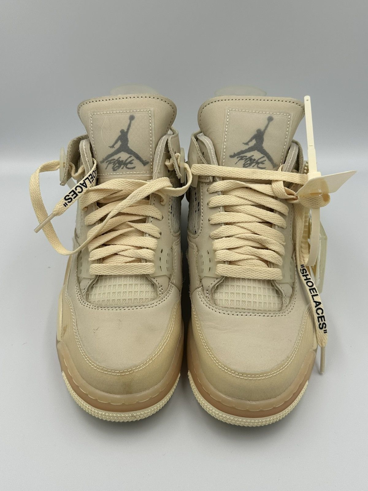 Jordan Brand × Off-White Jordan 4 Sail Size US 9 / IT 39 - 3 Thumbnail