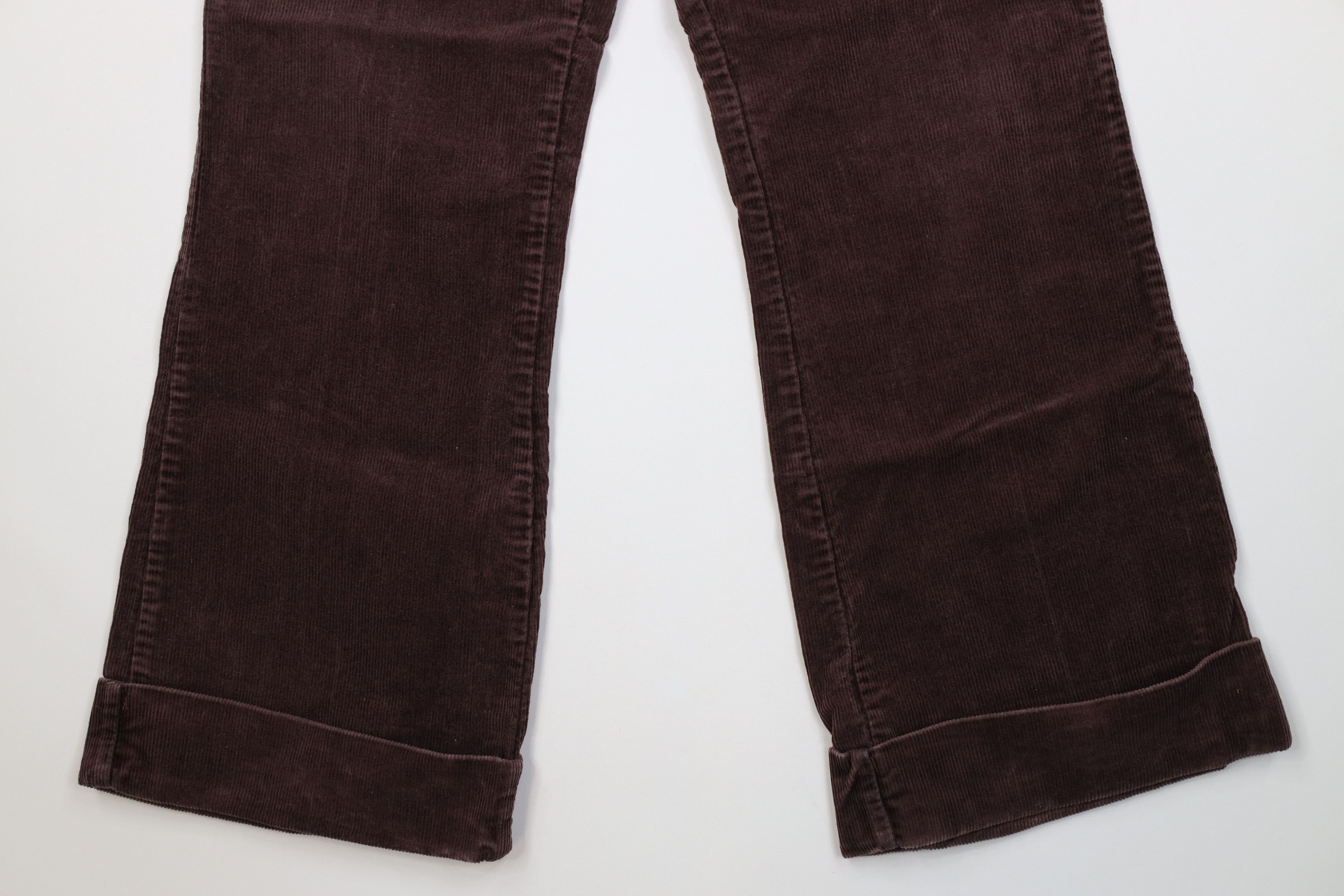 Vintage Vintage 60s 70s Streetwear Bell Bottoms Pants Brown USA Size US 32 / EU 48 - 4 Thumbnail