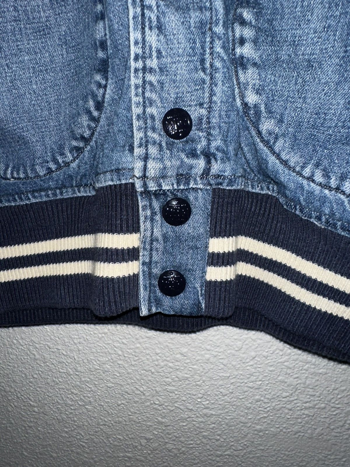 Polo Ralph Lauren Polo Ralph Lauren Denim Varsity Jacket Size US L / EU 52-54 / 3 - 4 Thumbnail