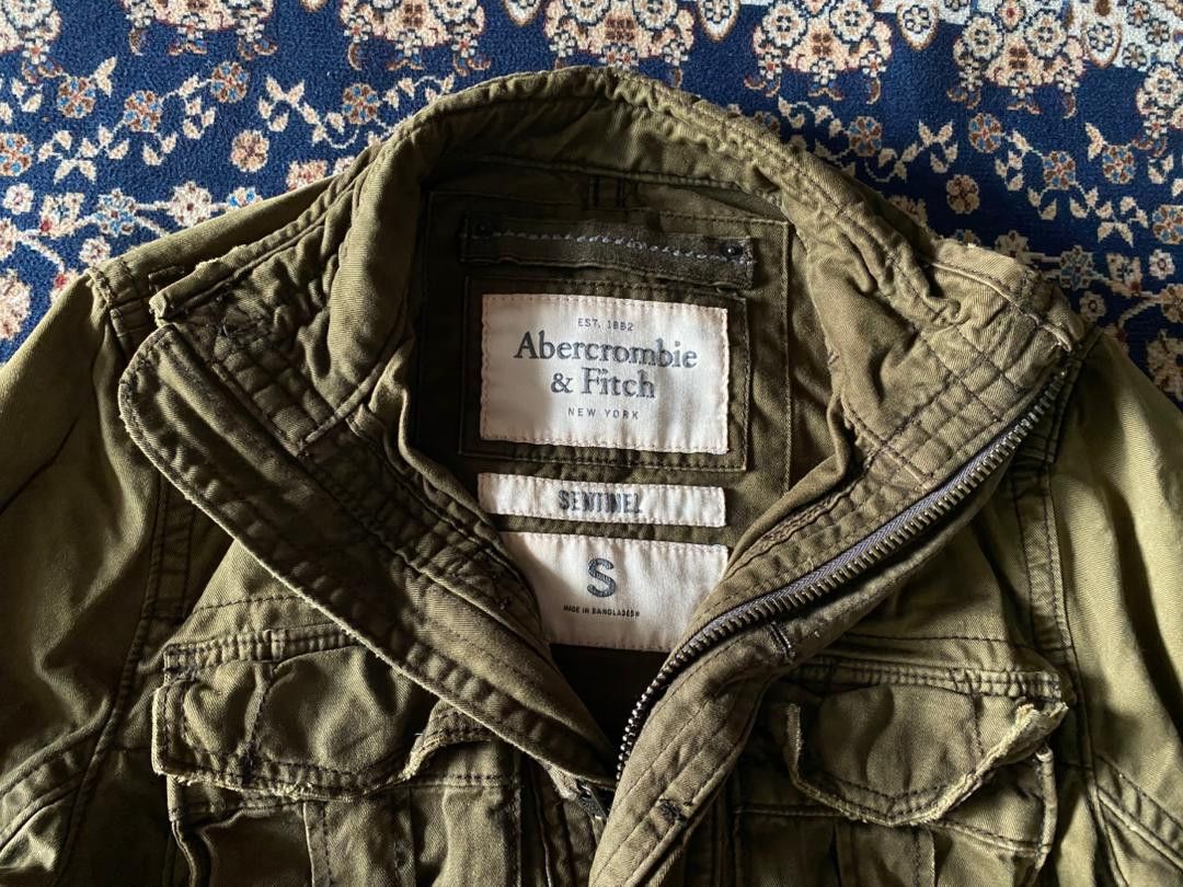 Vintage Abercrombie Fitch Military Jacket Zipper Up Size US S / EU 44-46 / 1 - 2 Thumbnail