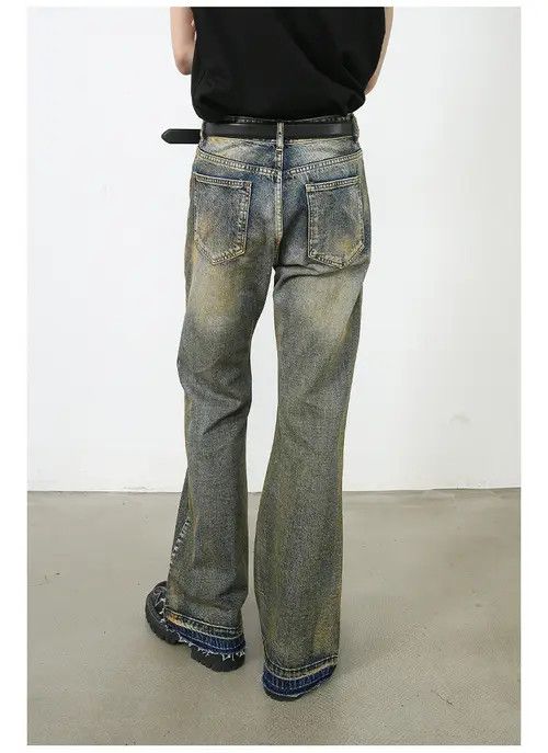 VIBE Japanese retro loose straight flared jeans Size US 32 / EU 48 - 6 Thumbnail