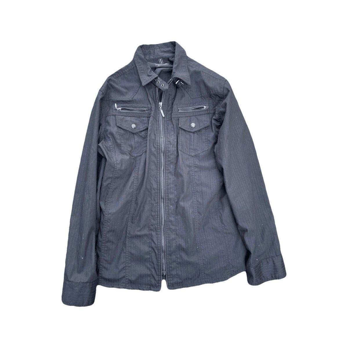 If Six Was Nine 2000s Japanese archive Vkei Belted Zip Shirts Size US L / EU 52-54 / 3 - 2 Thumbnail