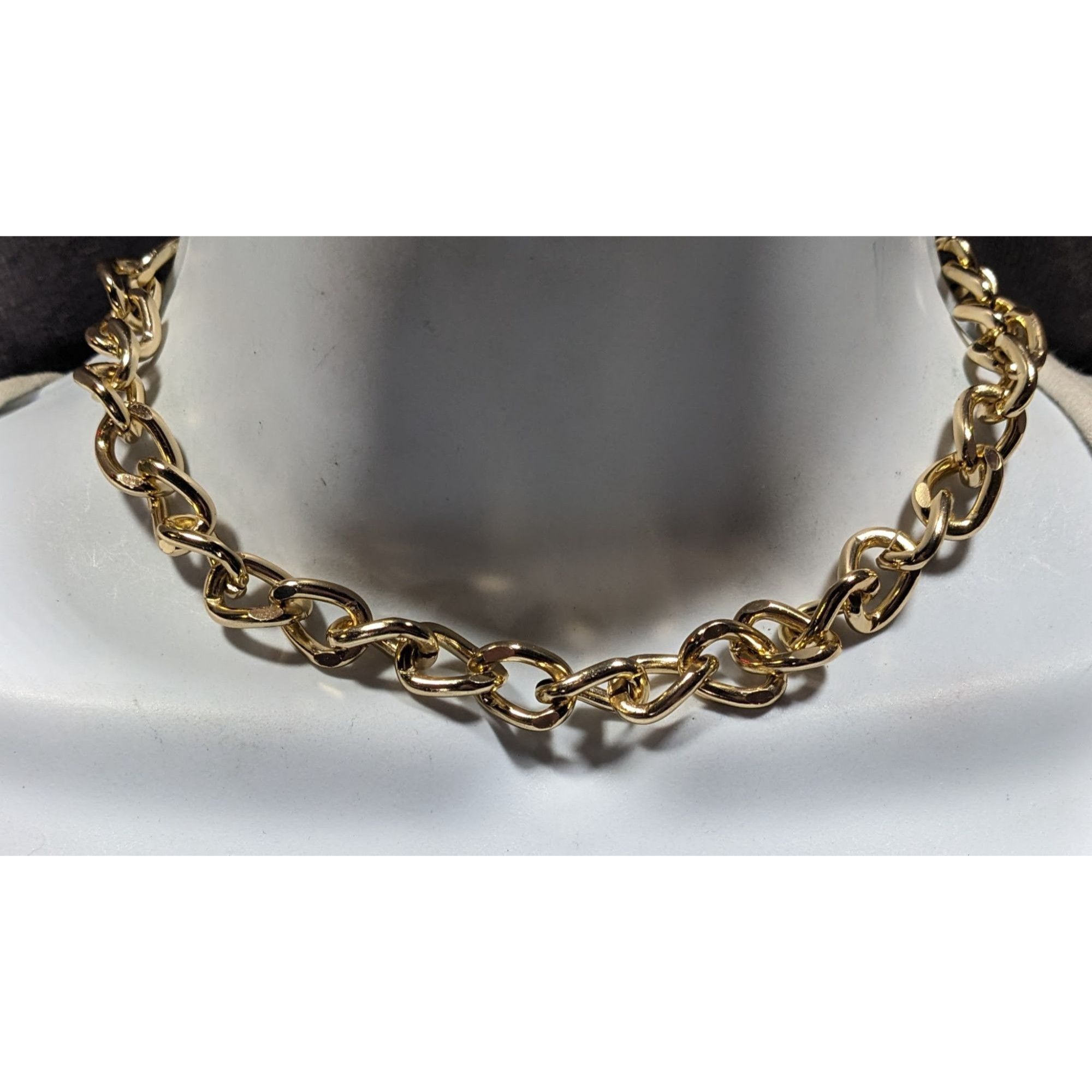 Other Classic Gold Tone Lightweight Chain Choker Necklace Size ONE SIZE - 2 Thumbnail