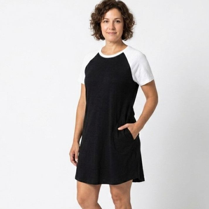 ATM Anthony Thomas Melillo ATM Anthony Thomas Melillo Black T-Shirt Dress Size L Size L / US 10 / IT 46 - 1 Thumbnail