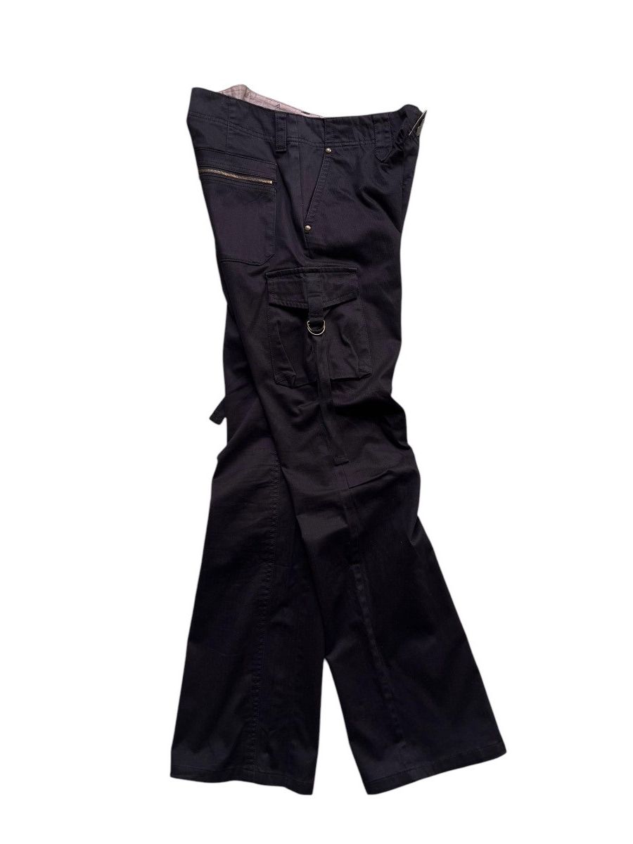 tornado mart coated flare cargo pants