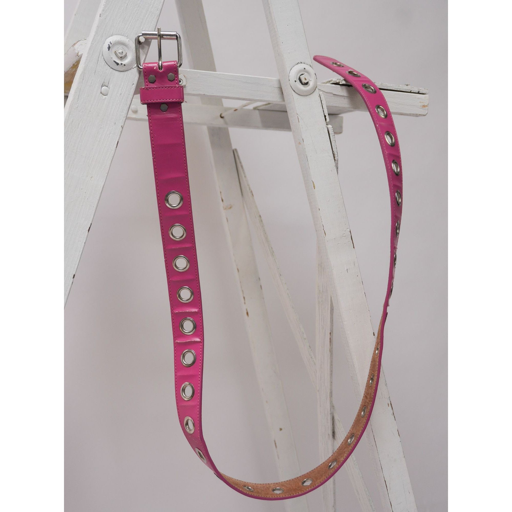 Other Y2k Pink Studded Leather Belt Size ONE SIZE - 4 Thumbnail