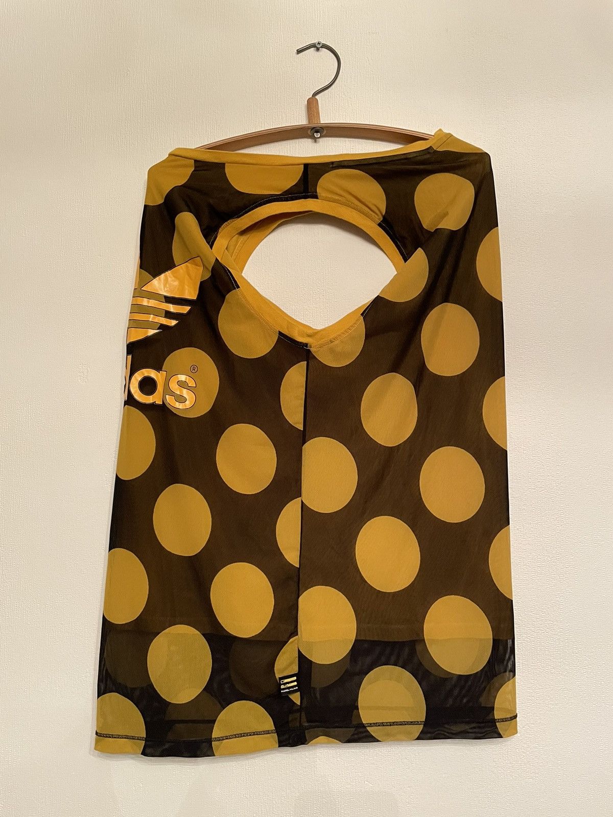 Adidas × Pharrell PHARRELL WILLIAMS Trefoil Polka Dot Sleeveless Dress Top Tank T-Shirt M Size S / US 4 / IT 40 - 13 Thumbnail