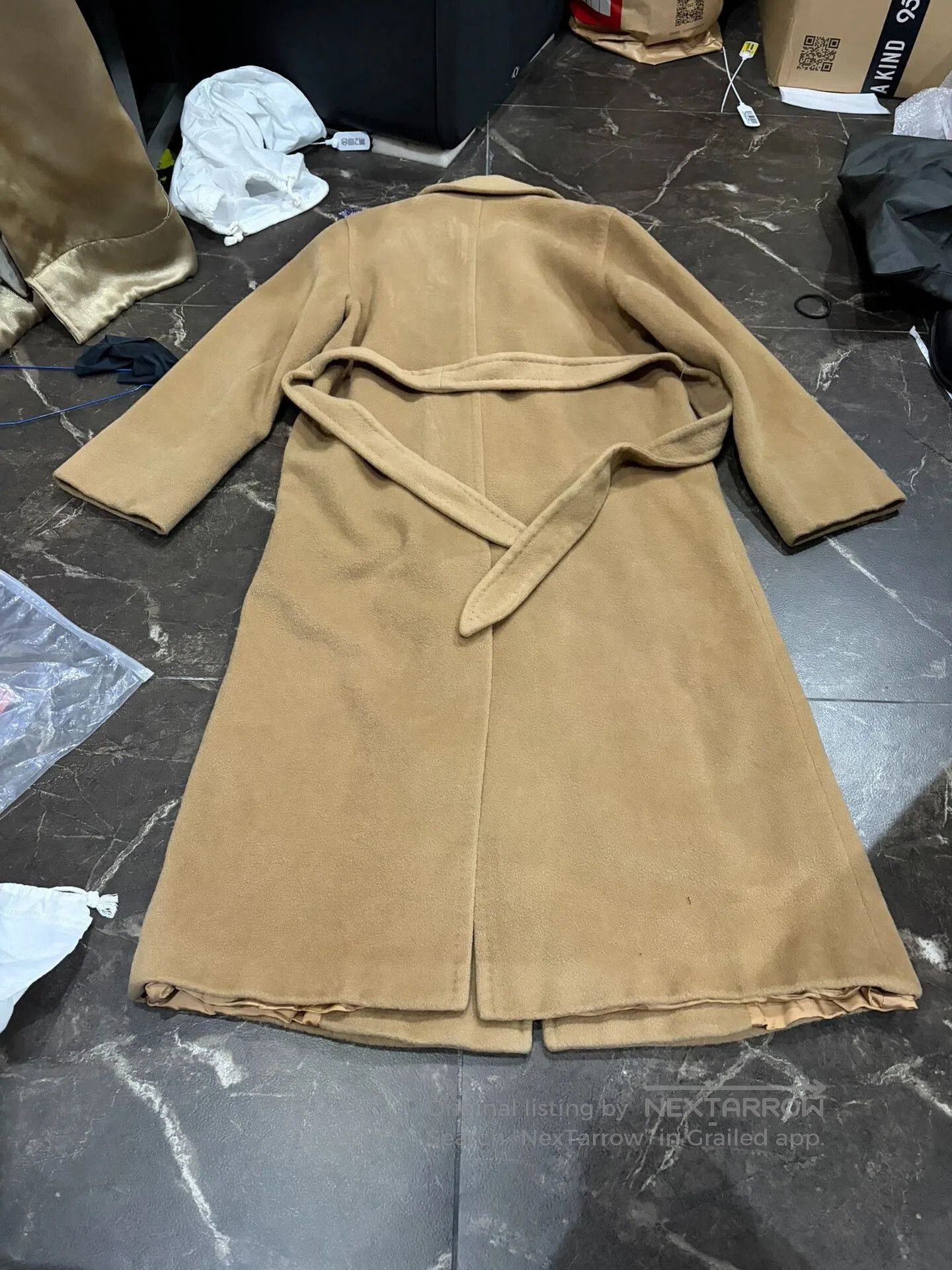 Max Mara Maxmara Camel Wool Double. Size XS / US 0-2 / IT 36-38 - 5 Thumbnail
