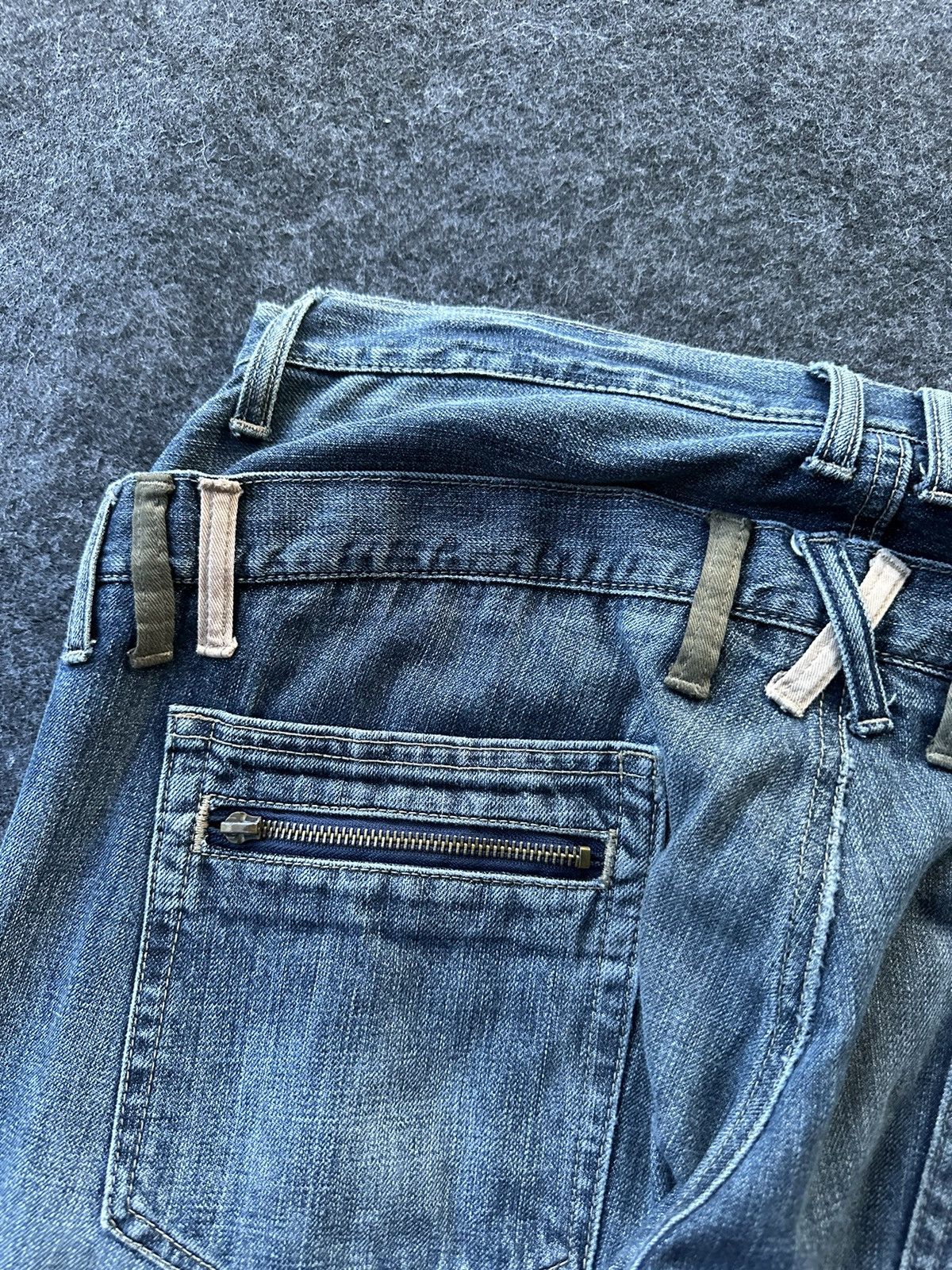 If Six Was Nine × PPFM Double Waist Unbrand Japan Paint Dirty Style D409 Size US 34 / EU 50 - 7 Thumbnail