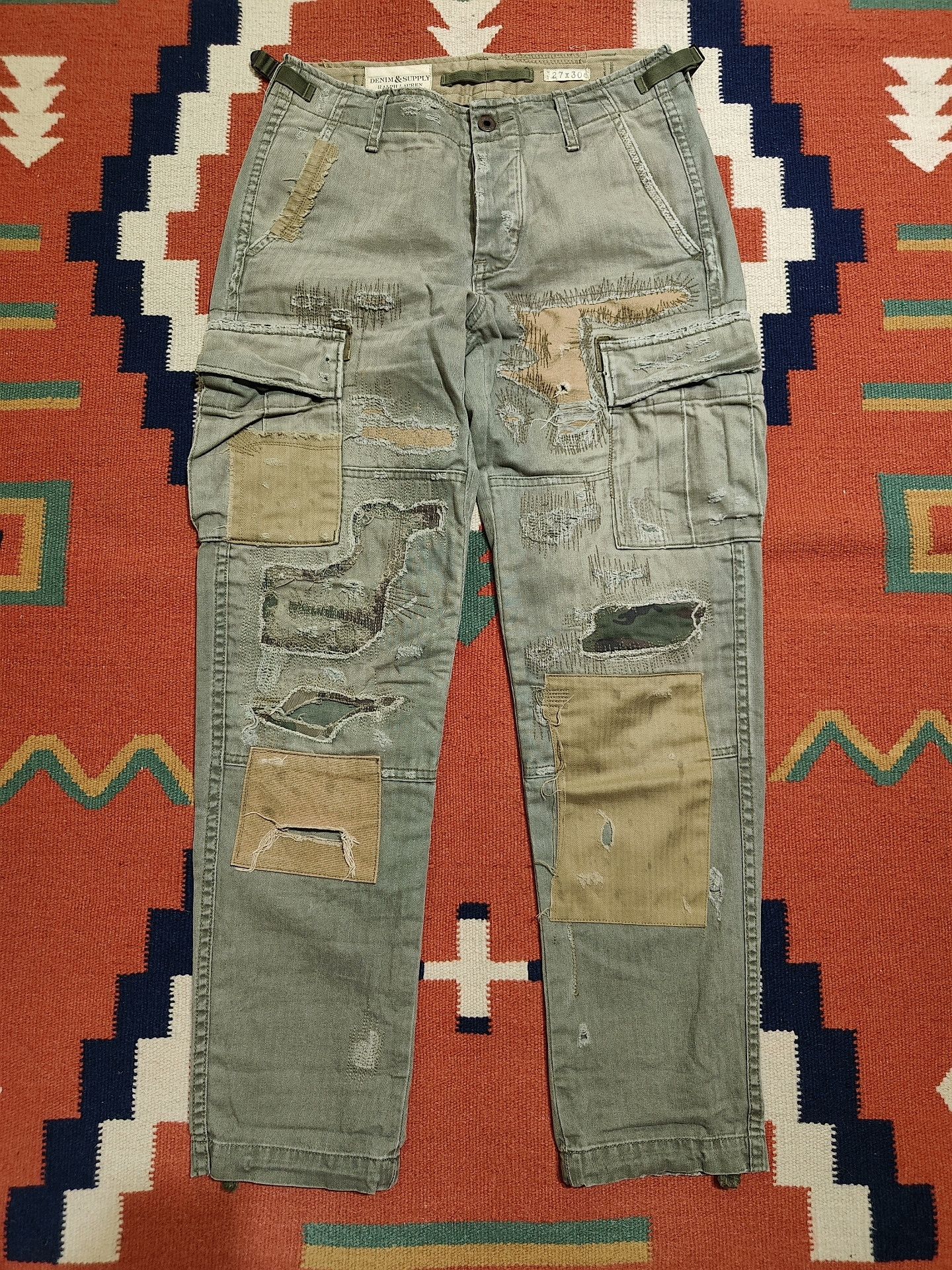Denim & Supply Ralph Lauren Ralph Lauren DS Vintage Military Cargo Pants Size US 30 / EU 46 - 1 Thumbnail