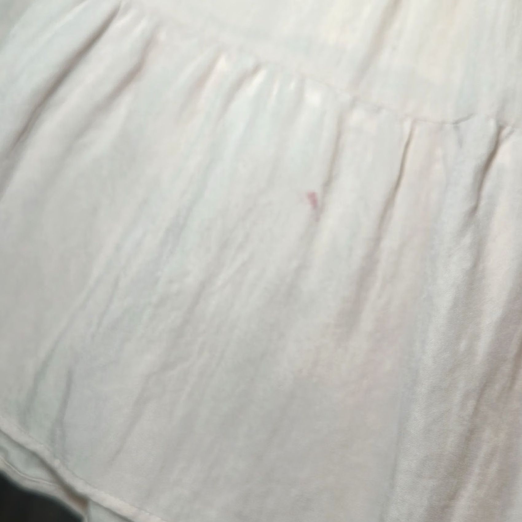 Vintage Entro Classic Tiered Sleeveless Ruffle Midi Dress Large Women Cream Midi Dress Size L / US 10 / IT 46 - 8 Thumbnail