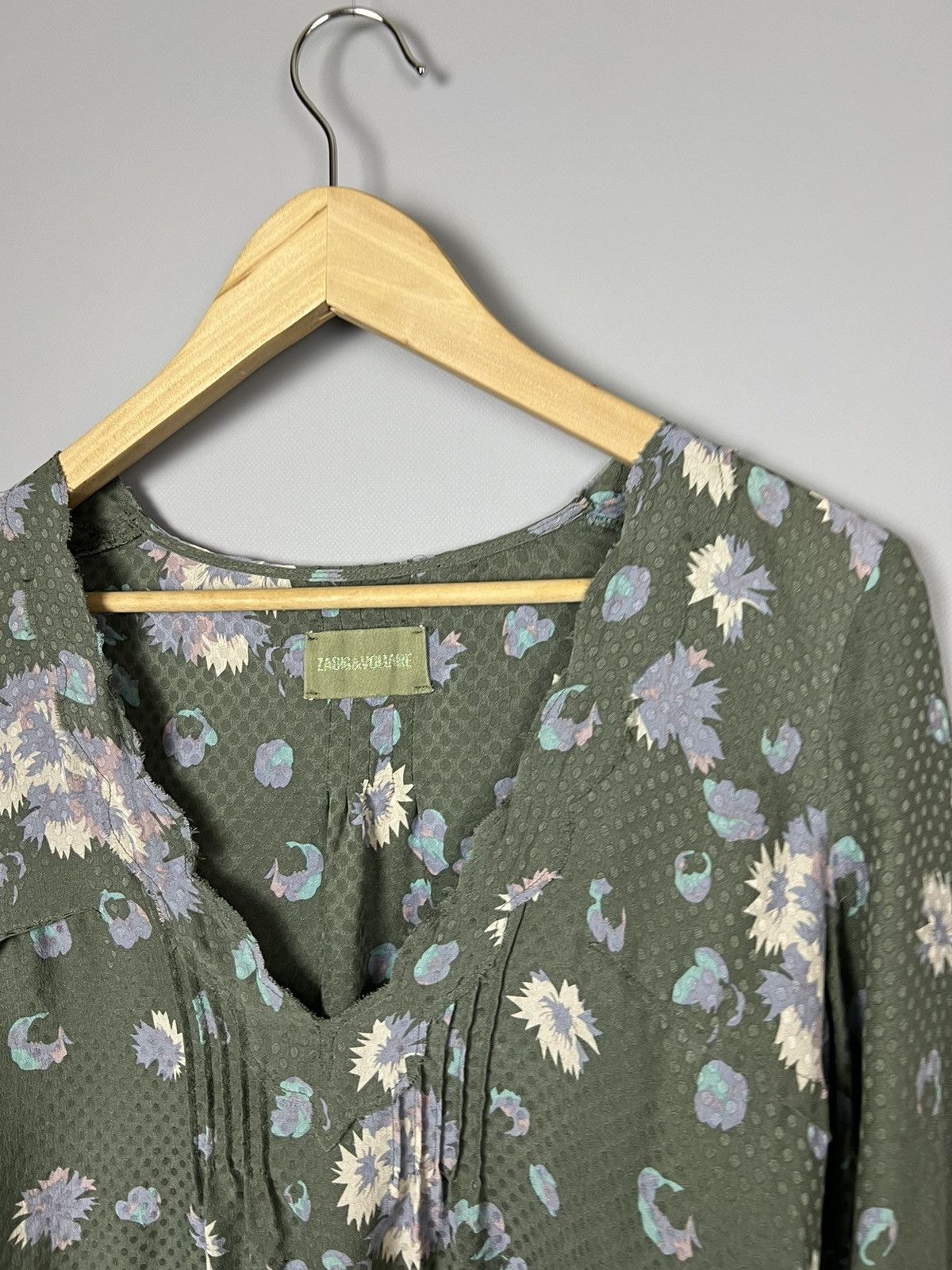Zadig & Voltaire (M) Zadig & Voltaire Tina print silk women blouse rare Size M / US 6-8 / IT 42-44 - 2 Thumbnail