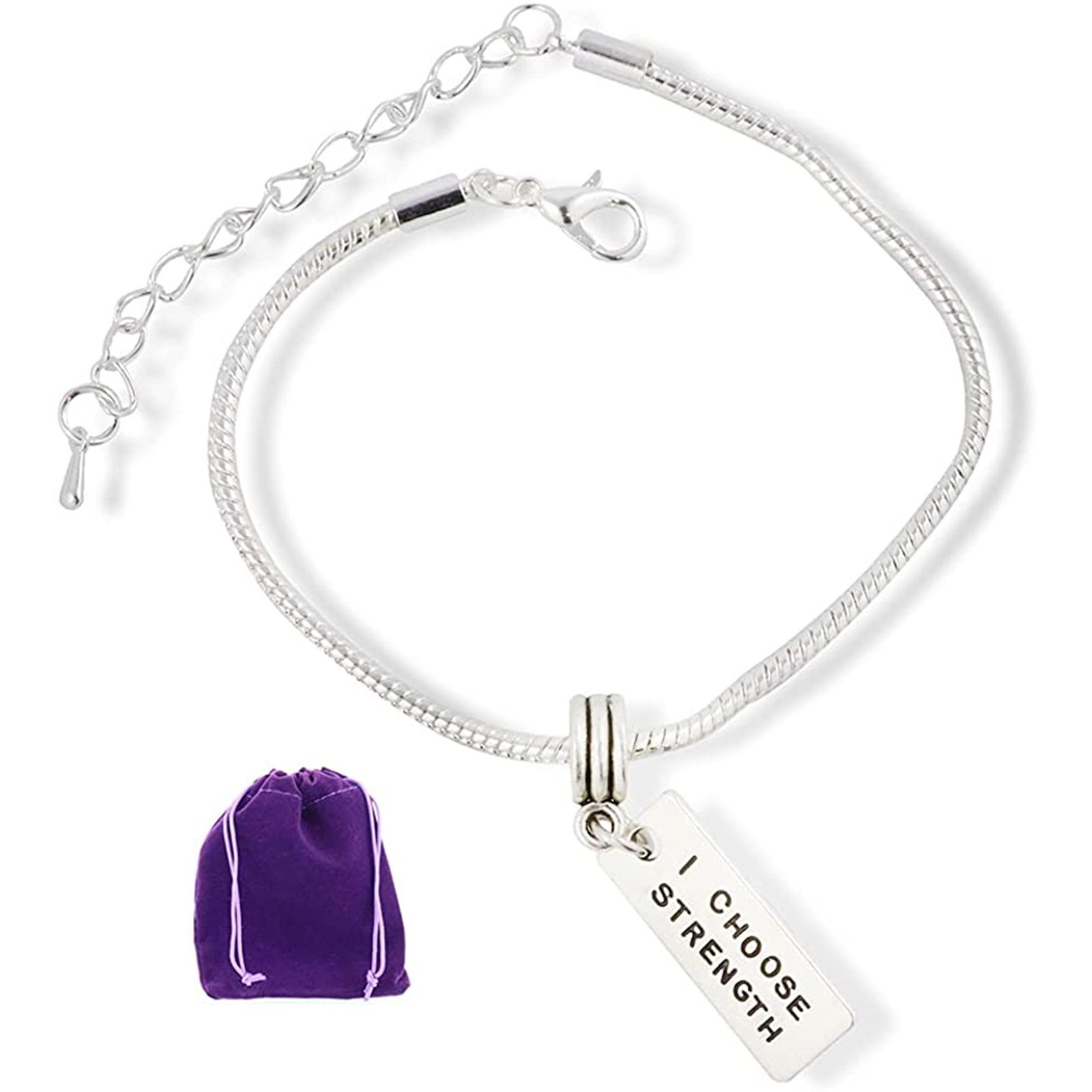 & Other Stories I Choose Strength Charm Bracelet - Inspirational Sayings Size ONE SIZE - 1 Thumbnail