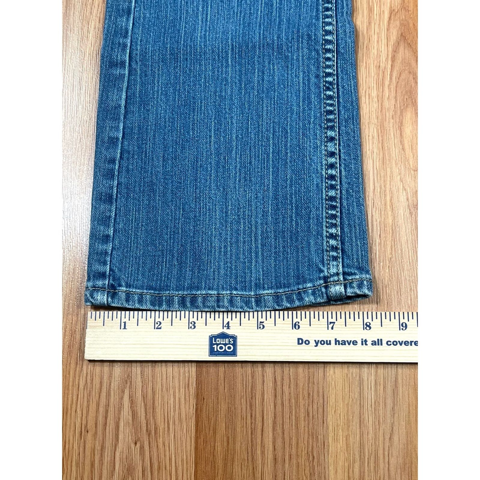 Merona Merona Jeans Womens Size 4 Blue Stretch Straight Leg Denim Size 27" / US 4 / IT 40 - 6 Thumbnail