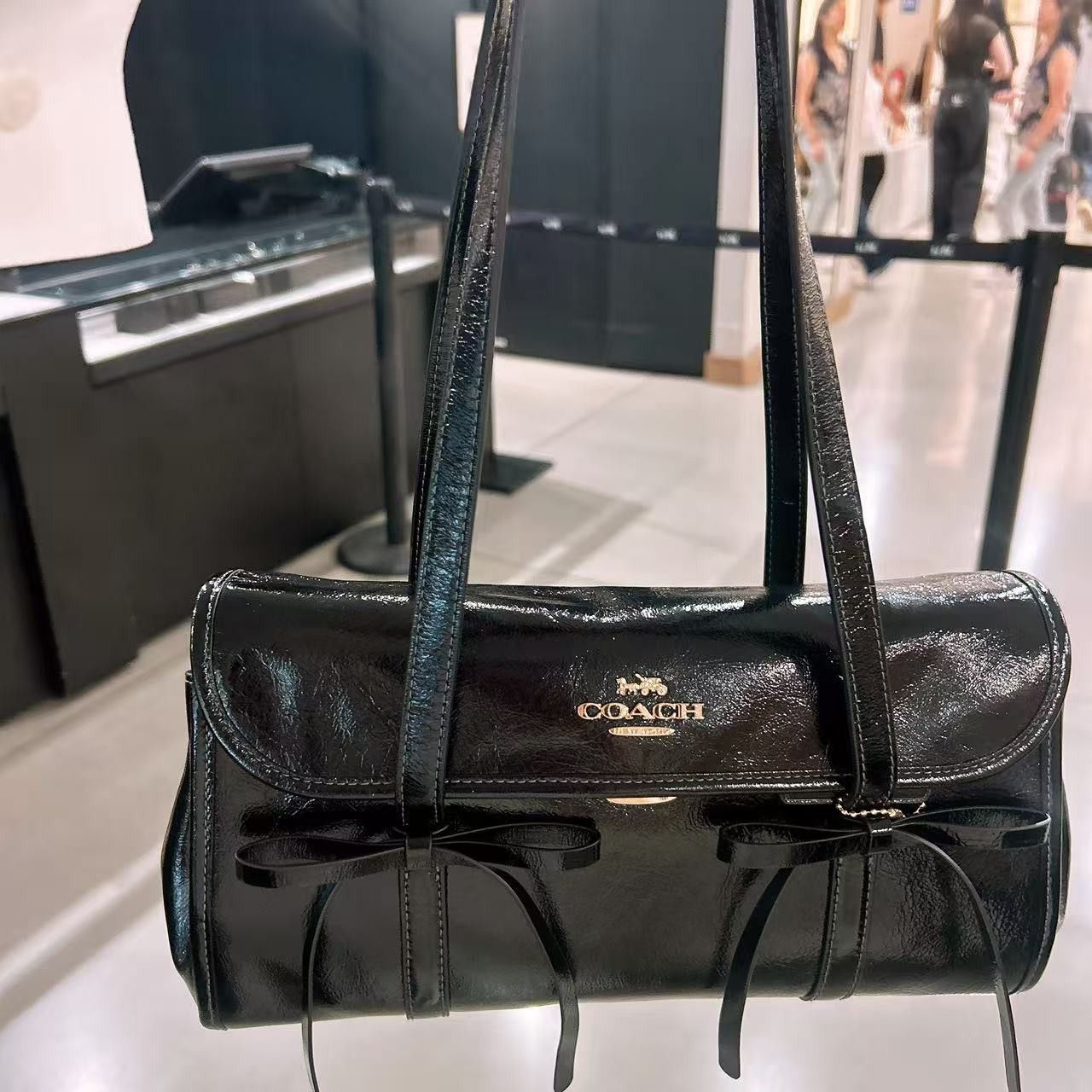Coach Bridget Flap Shoulder Bag With Bows CDY94 Size ONE SIZE - 2 Thumbnail