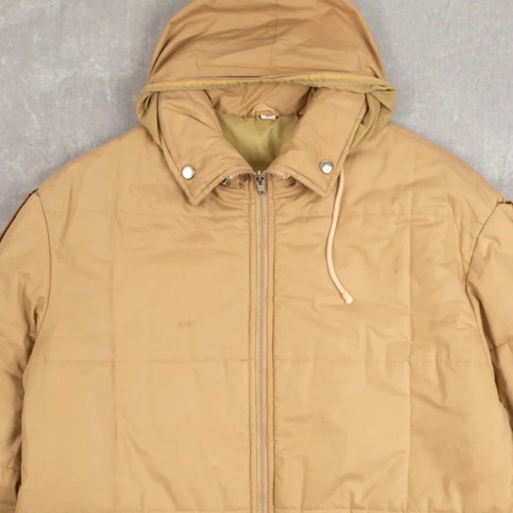 Vintage VINTAGE 90s Puffer Down Ski Jacket L Women's Beige Outdoor Pullover Size L / US 10 / IT 46 - 4 Thumbnail
