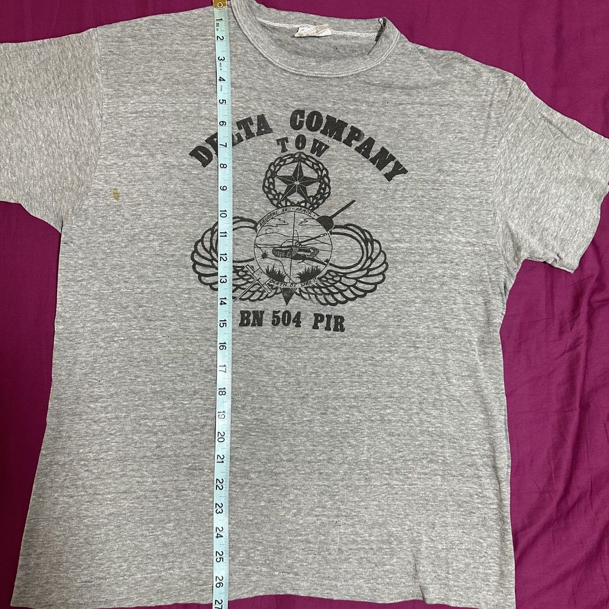 Vintage Vintage US Army Battalion Military T Shirt XL Size US XL / EU 56 / 4 - 4 Thumbnail