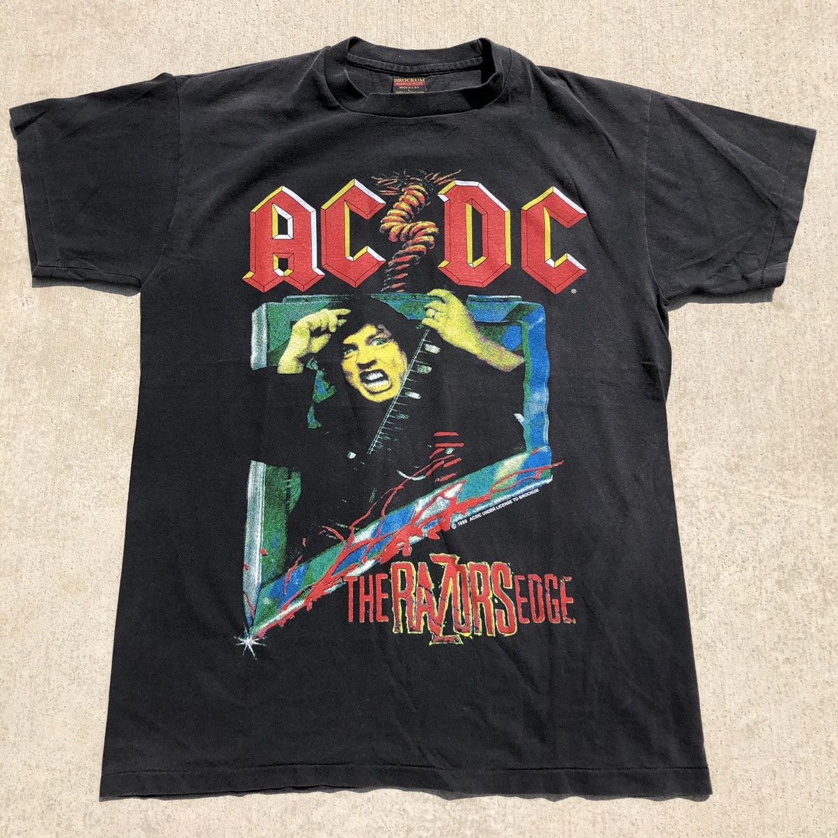 Ac/Dc × Streetwear × Vintage ACDC World Tour 1990 T-Shirt | Grailed