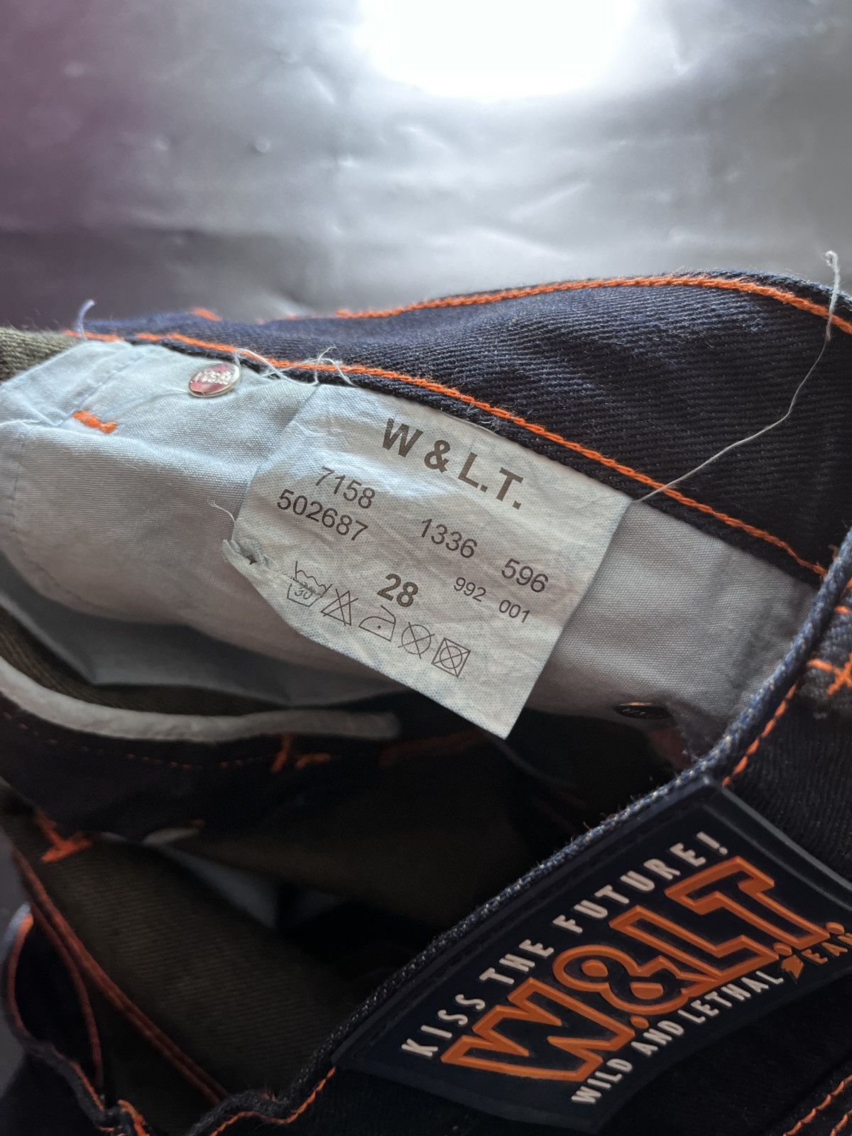 Walter Van Beirendonck w&lt by walter Van beirendonck navy jeans Size US 29 - 8 Thumbnail