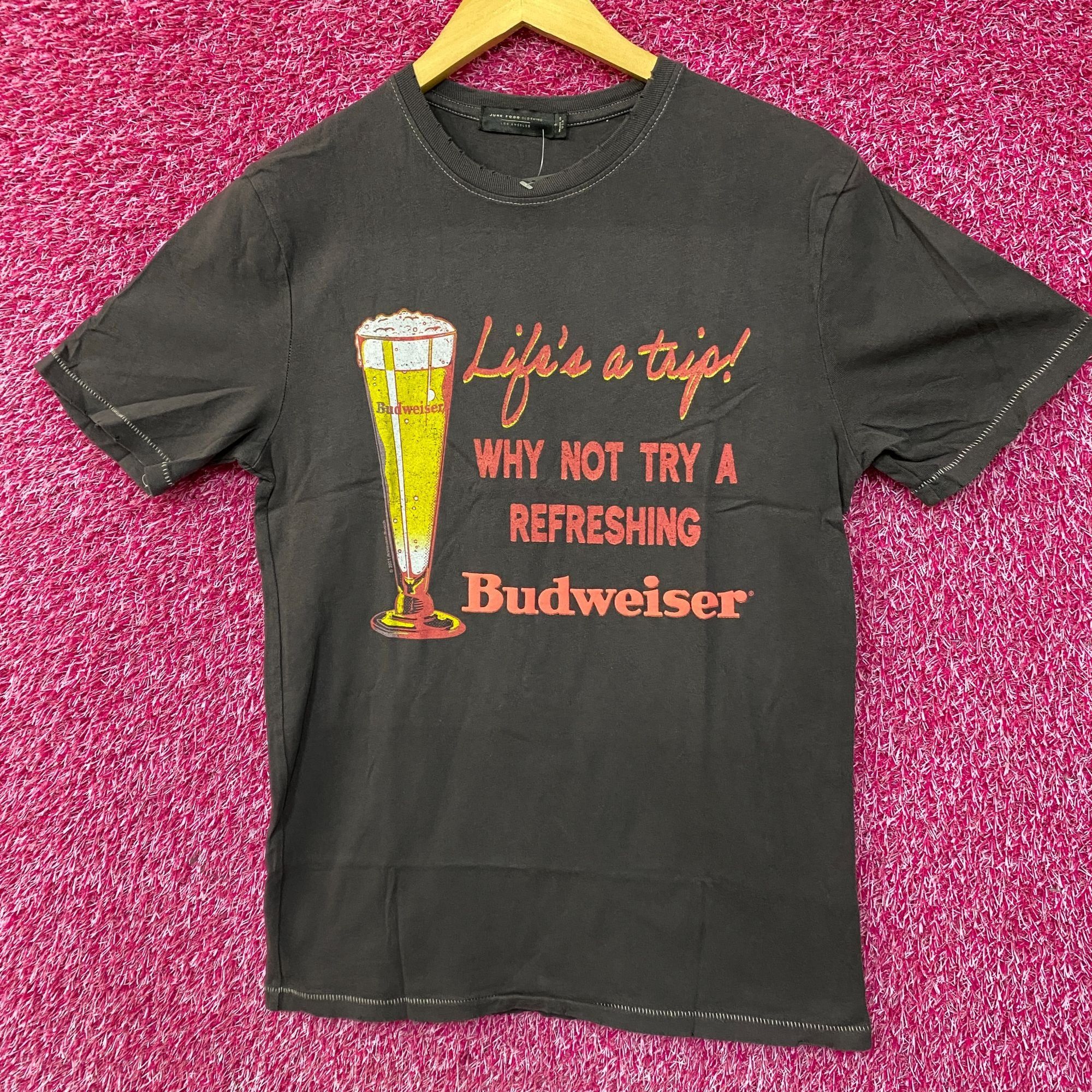 Junk Food Junk Food Budweiser Life's a Trip Vintage Style Graphic T-Sh Size US S / EU 44-46 / 1 - 1 Thumbnail