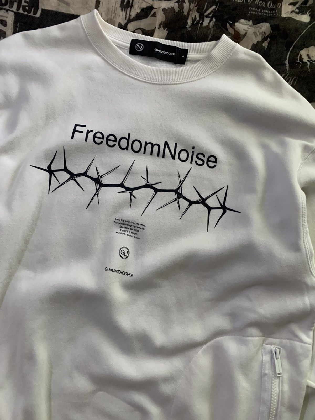 Undercover 💥GuxUndercover Freedom Noise Sweatshirt Size US L / EU 52-54 / 3 - 4 Thumbnail