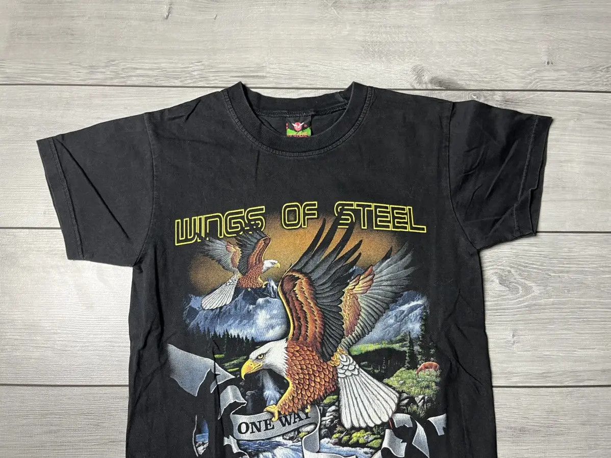 Band Tees Wings of steel Tshirt one way and one ride size Small Size US S / EU 44-46 / 1 - 3 Thumbnail