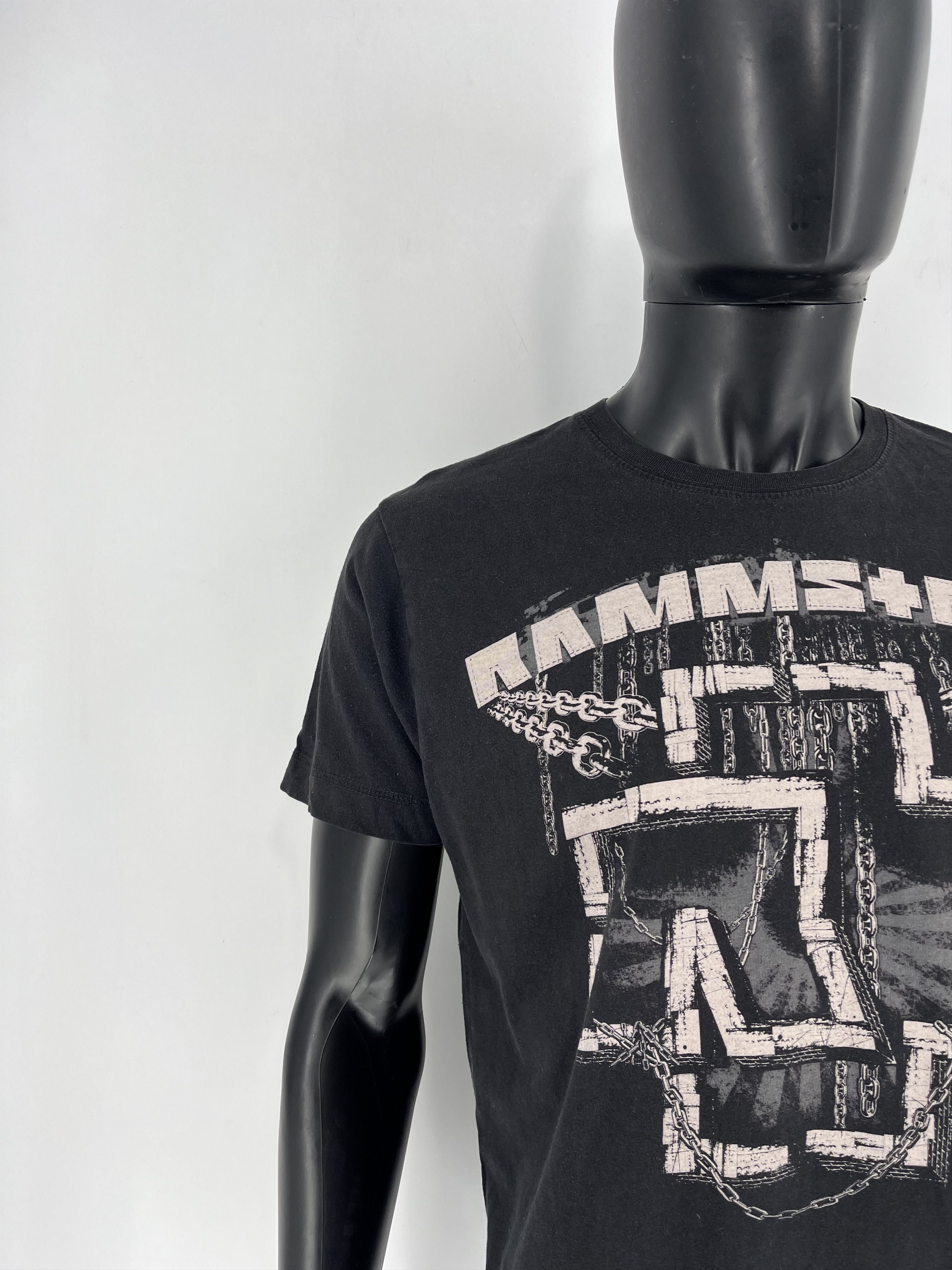 Band Tees × Vintage Vintage Y2K Rammstein Horror Print Band Rock Streetwear Size US L / EU 52-54 / 3 - 7 Thumbnail