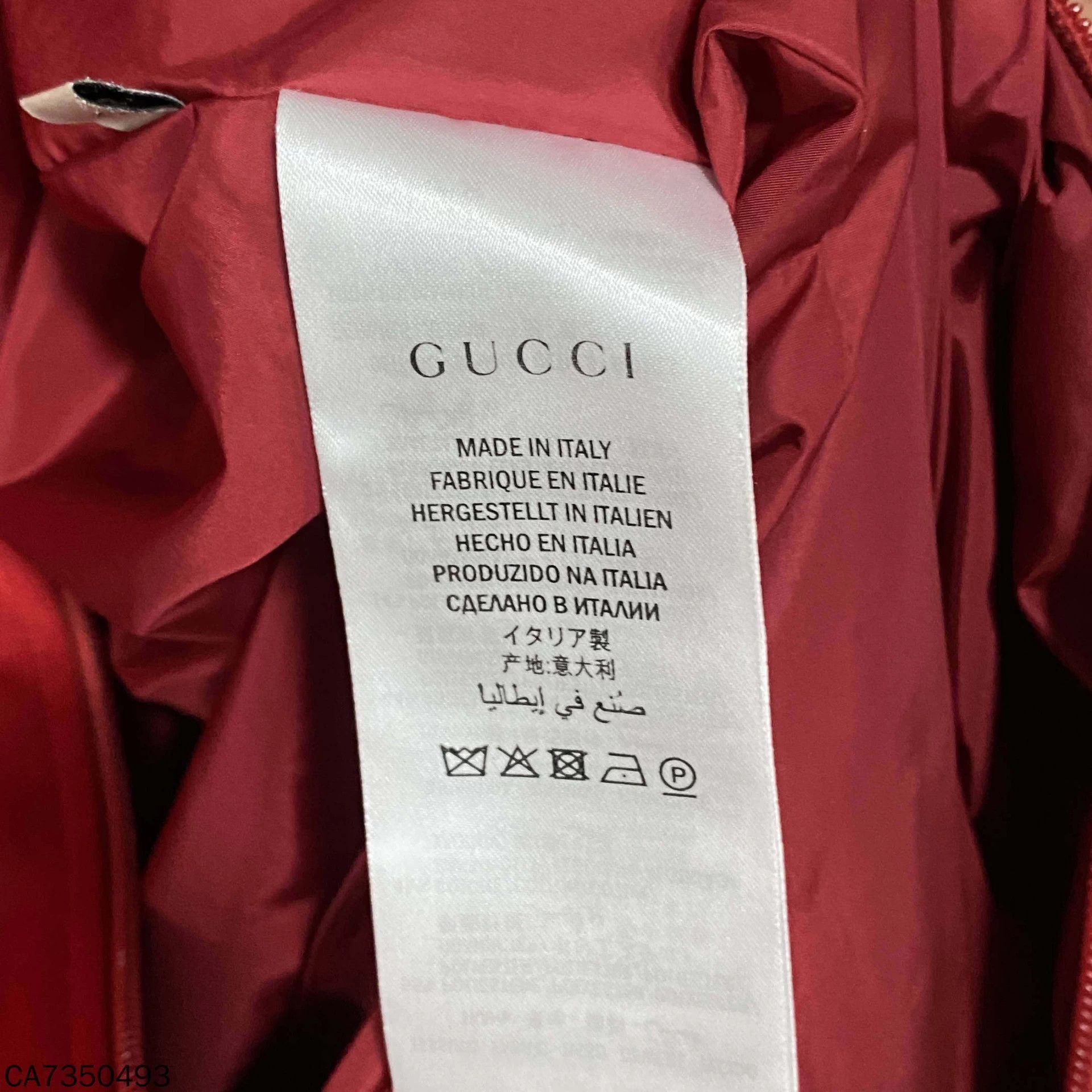 Gucci GUCCI red snake print zip-up jacket XS Size US XS / EU 42 / 0 - 5 Thumbnail