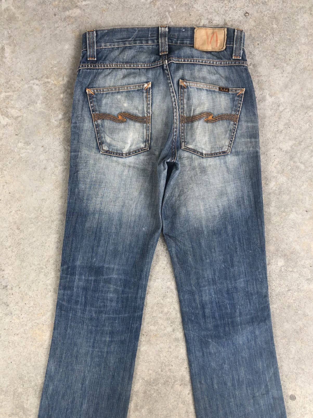Nudie Jeans Nudie Distressed Jeans Mud Wash Size US 30 / EU 46 - 8 Thumbnail