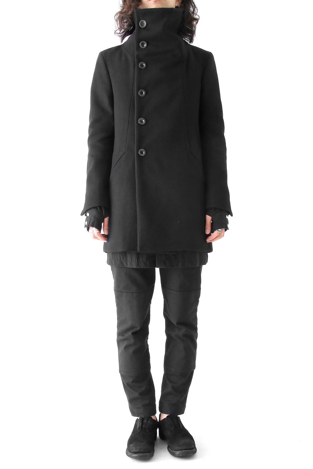 The Viridi-anne 17AW Melton High Neck Coat - JP 2 Fits US M-S Size US M / EU 48-50 / 2 - 18 Thumbnail