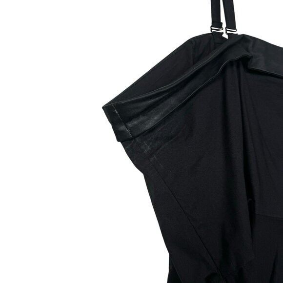 Tripp NYC Tripp NYC Daang Goodman Black Mini Dress Plus Sz 4X Faux Lea Size 4XL / US 24-26 - 9 Thumbnail