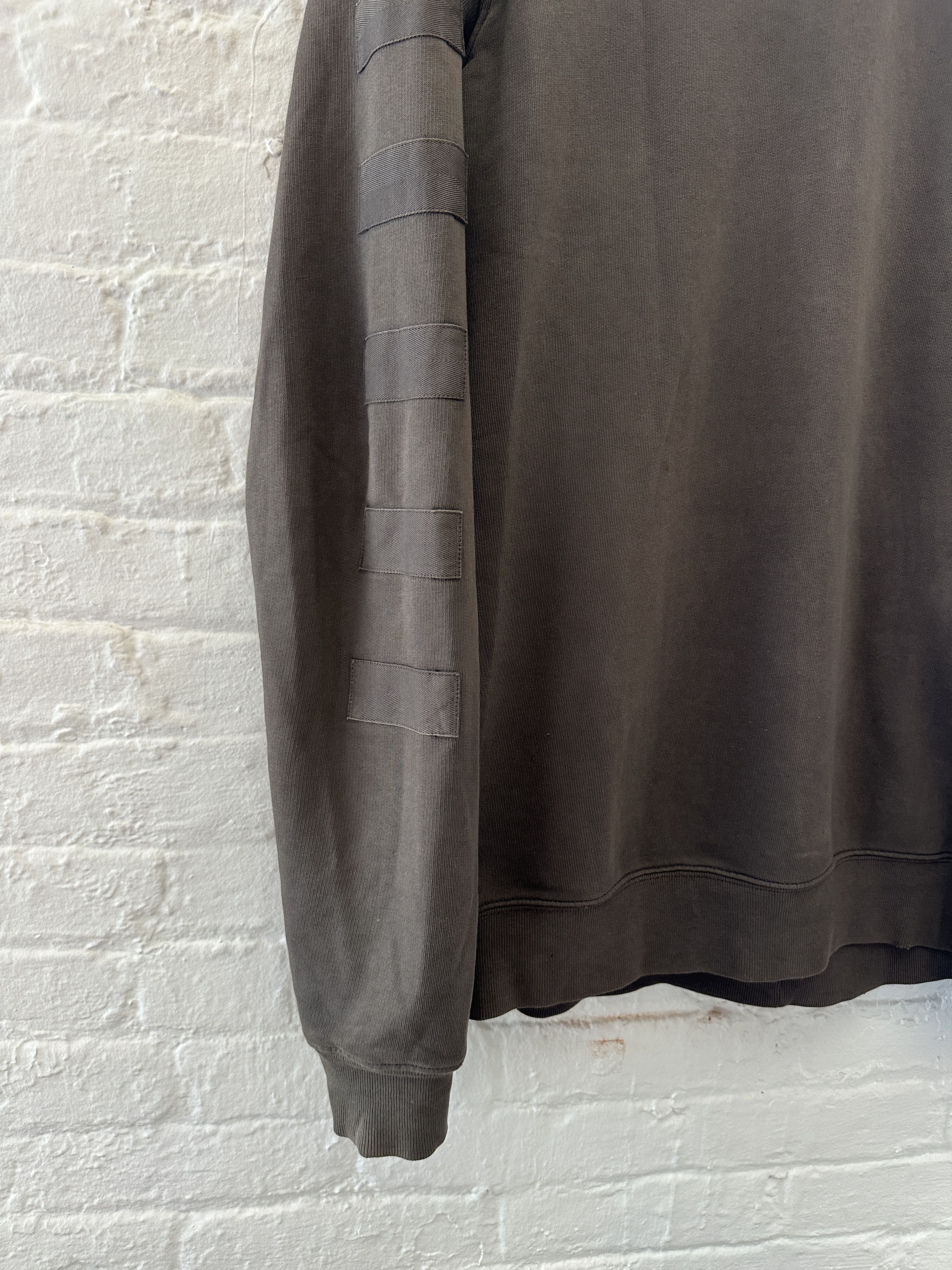 Rick Owens Rick Owens Drkshdw Patched Arm Crewneck Size US L / EU 52-54 / 3 - 2 Thumbnail