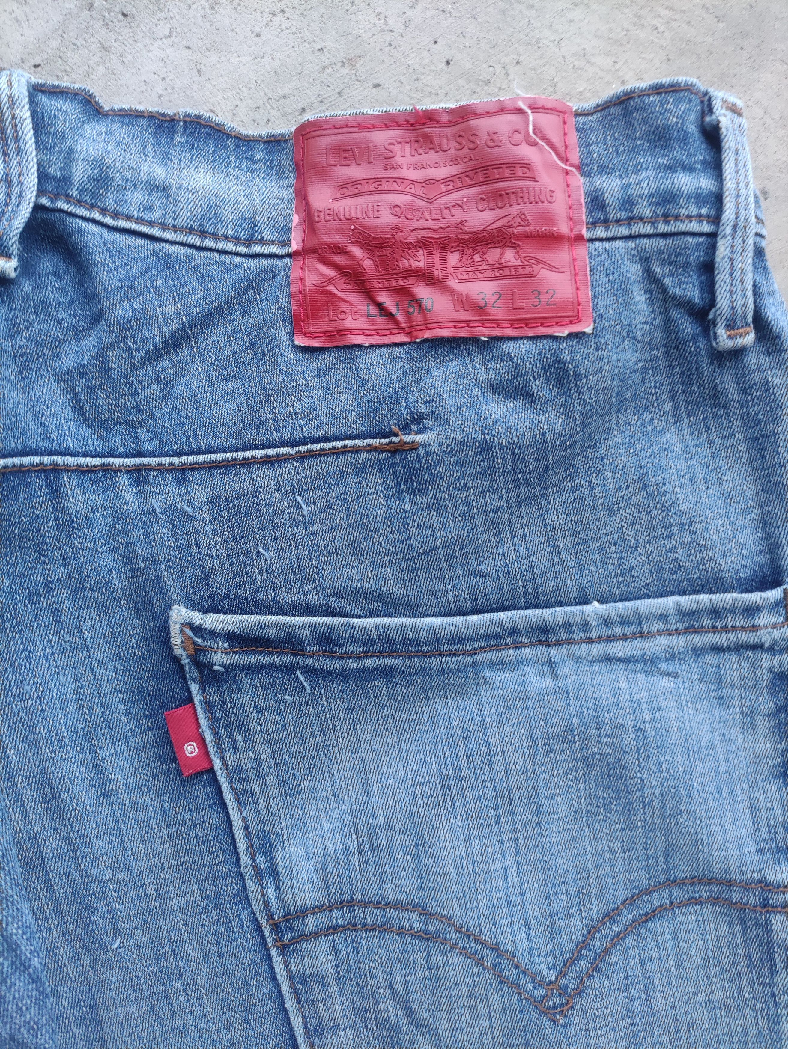 Levi's Vintage Levis Premium Japan Button Jean Distressed Faded Size US 34 / EU 50 - 12 Thumbnail