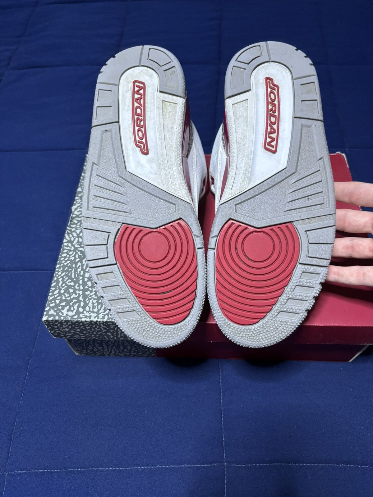 Jordan Brand Jordan 3 Retro Cardinal Red 2022 Size 8 Size US 8 / EU 41 - 6 Thumbnail