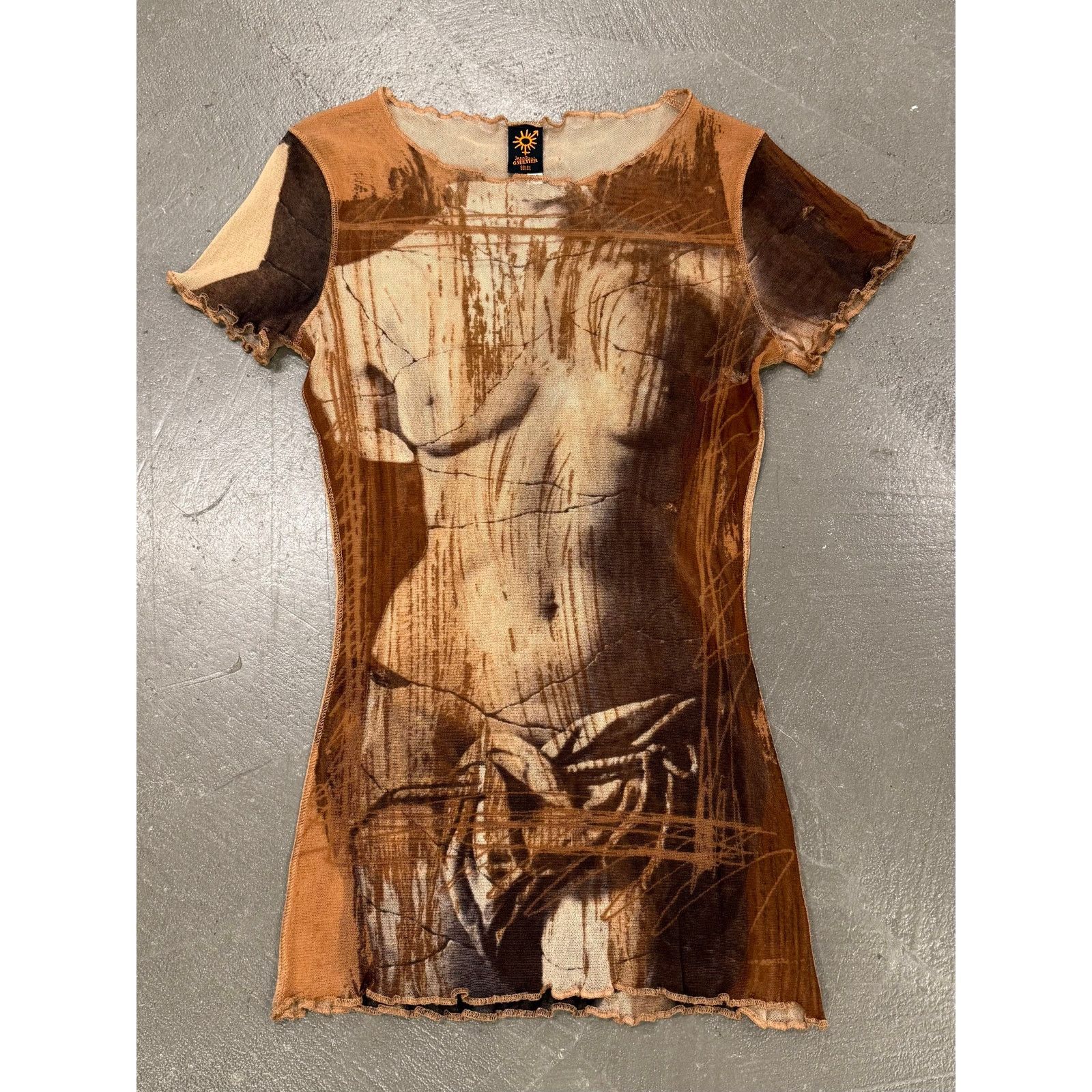 Jean Paul Gaultier 1999 Jean Paul Gaultier Venus de Milo mesh t-shirt Size M / US 6-8 / IT 42-44 - 1 Thumbnail