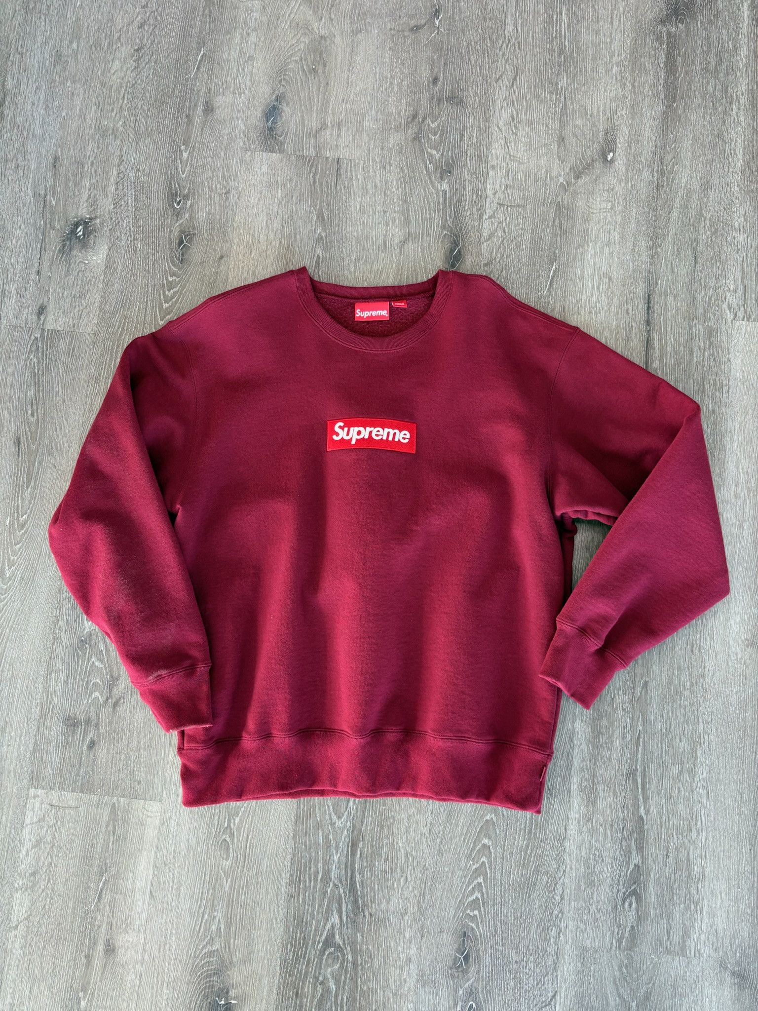 Supreme Supreme "Box Logo" Crewneck (FW22) Size US L / EU 52-54 / 3 - 1 Thumbnail