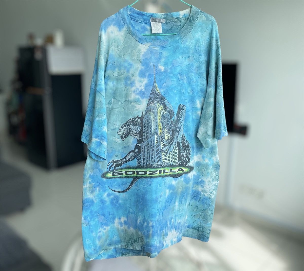 Vintage Thrashed Faded Vintage 90s Godzilla Holy Grail ERD GRUNGE T Size US XXL / EU 58 / 5 - 1 Thumbnail