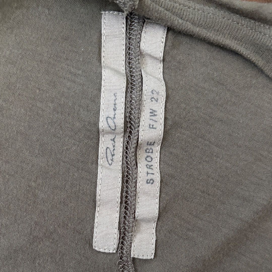 Rick Owens Rick Owens “Dylan Tee” Strobe F/W 2022 Size XS / US 0-2 / IT 36-38 - 4 Thumbnail